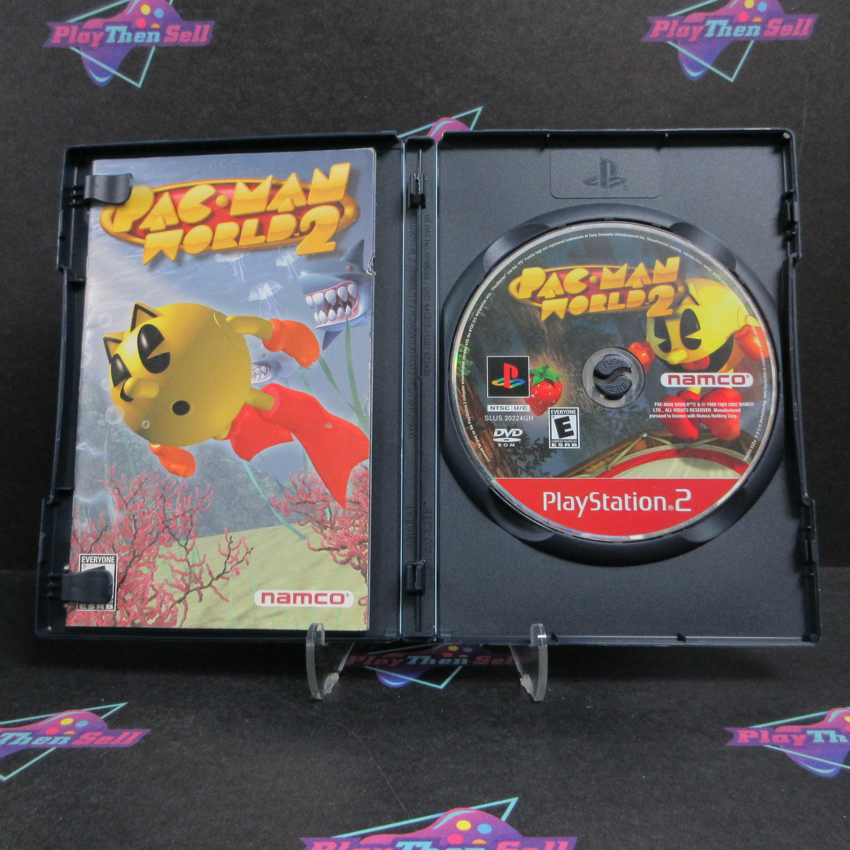 Pac Man World 2 PS2 PlayStation 2 GH Disc MD Complete CIB - Very Good
