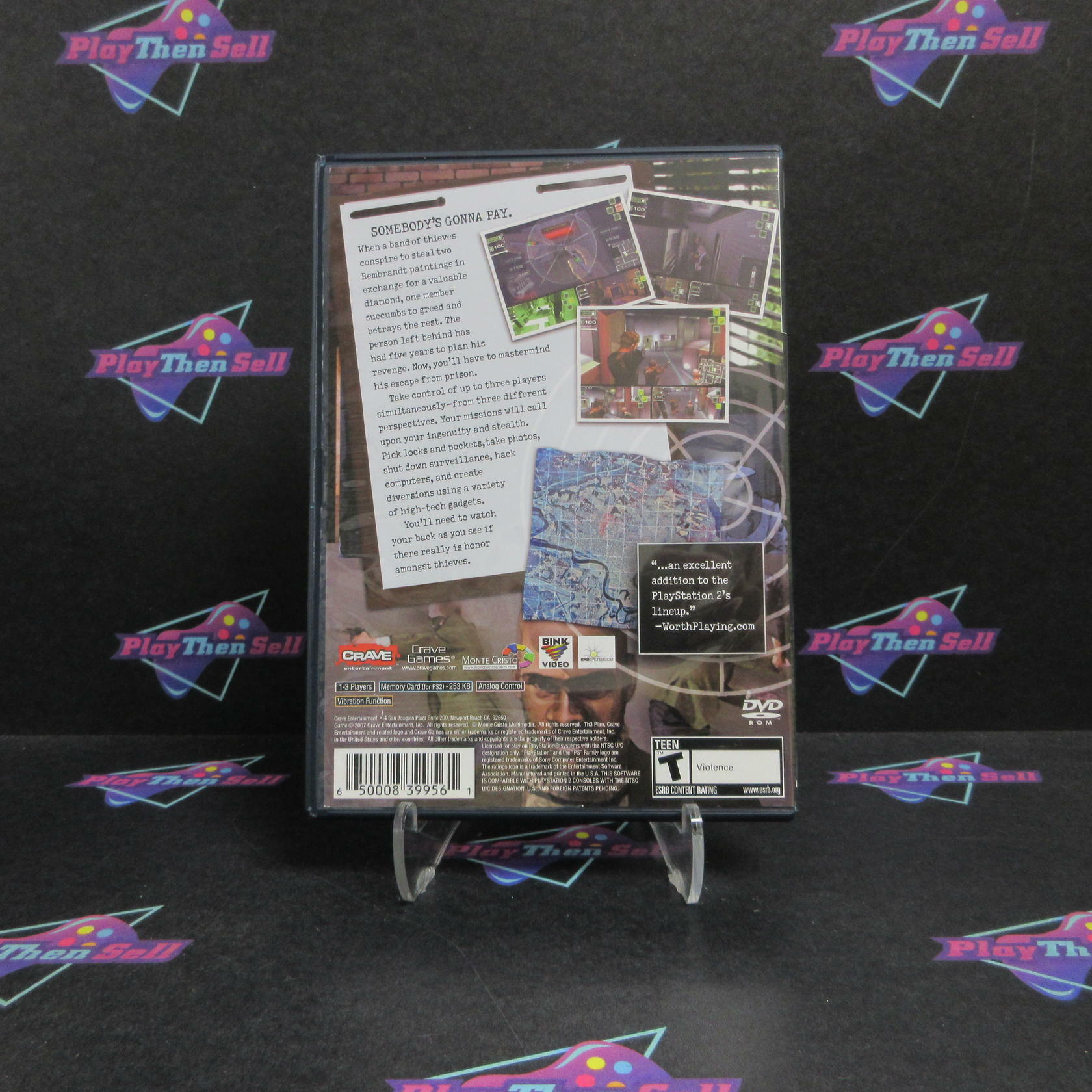 TH3 Plan PS2 PlayStation 2 MD Complete CIB - Very Good