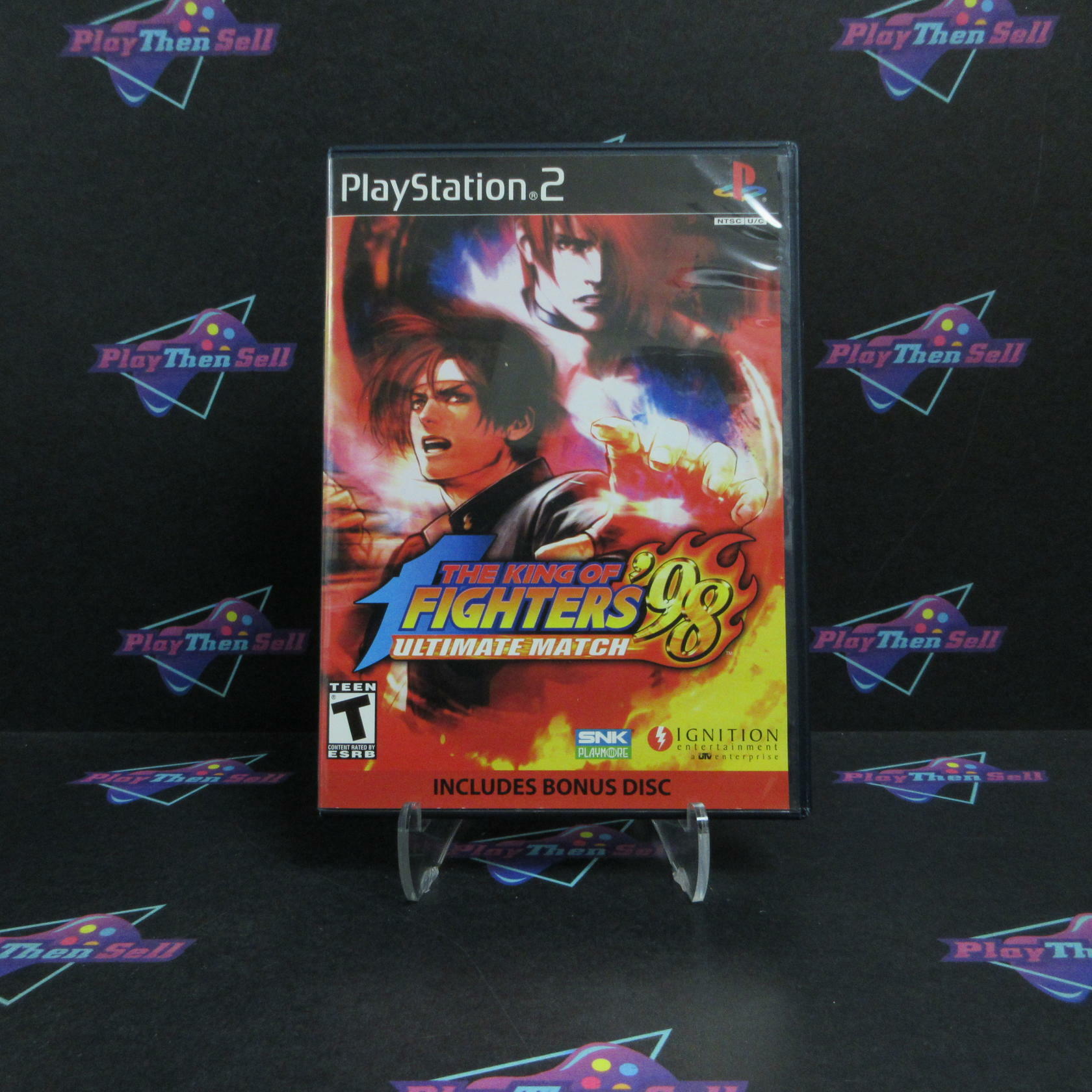 King of Fighters 98 Ultimate Match PS2 + Bonus Disc / Poster CIB - Excellent