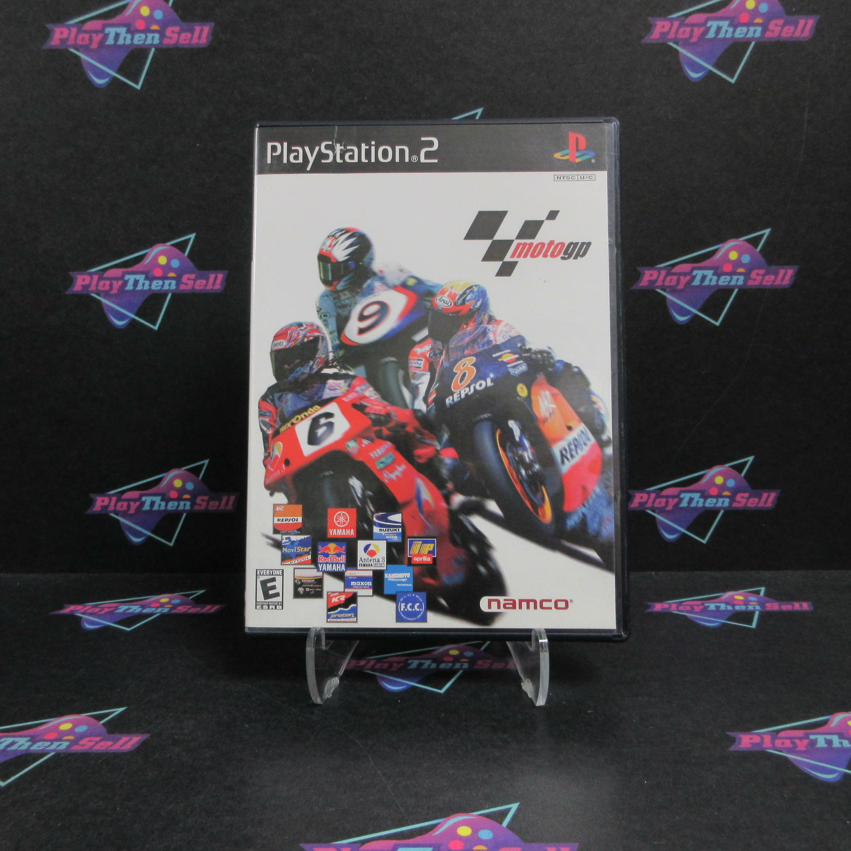 MotoGP PS2 PlayStation 2 AD + Reg Card Complete CIB - Very Good