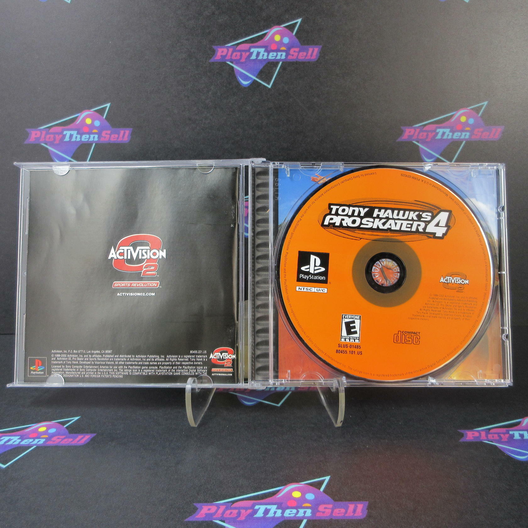 Tony Hawk's Pro Skater 4 PS1 PlayStation 1 + Reg Card Complete - Excellent