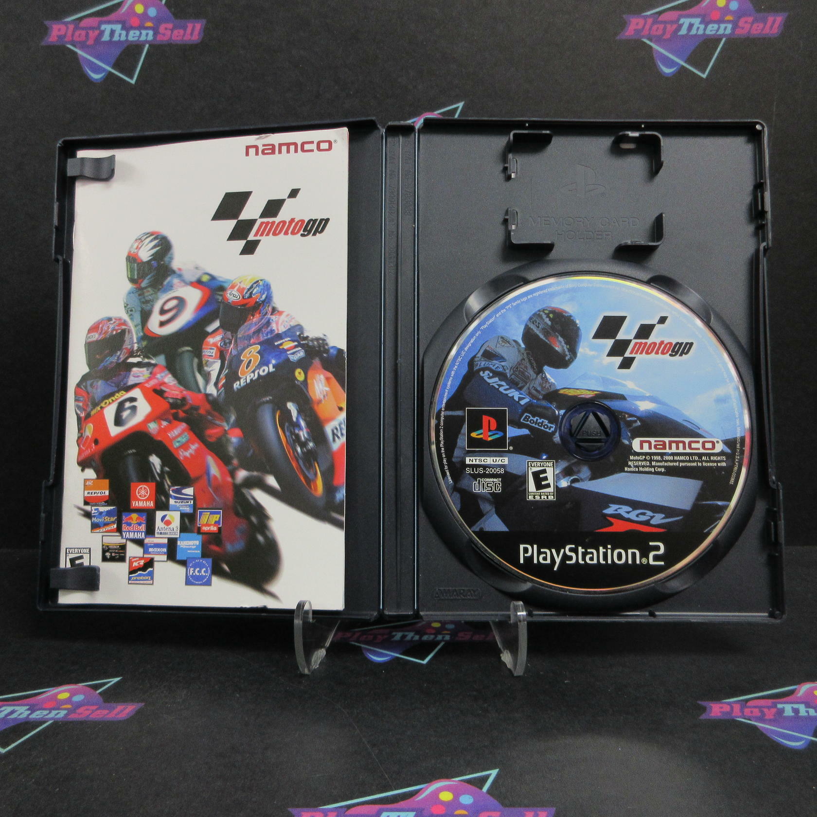 MotoGP PS2 PlayStation 2 AD + Reg Card Complete CIB - Very Good