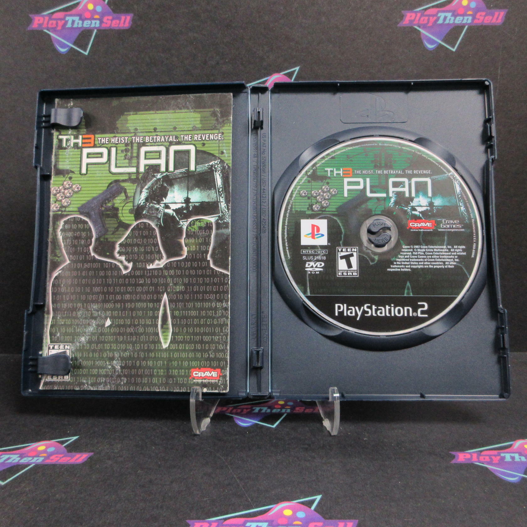 TH3 Plan PS2 PlayStation 2 MD Complete CIB - Very Good
