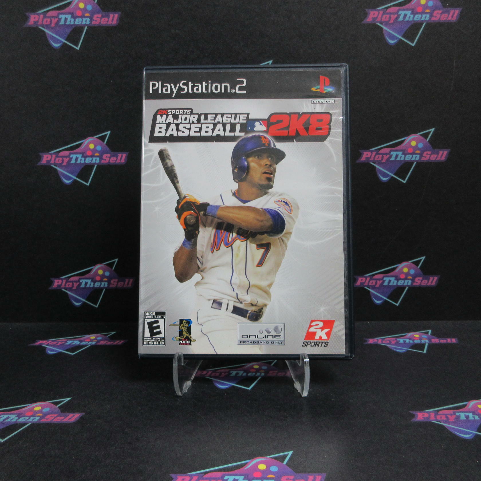 Major League Baseball 2K8 PS2 PlayStation 2 MD Complete CIB - Very Good