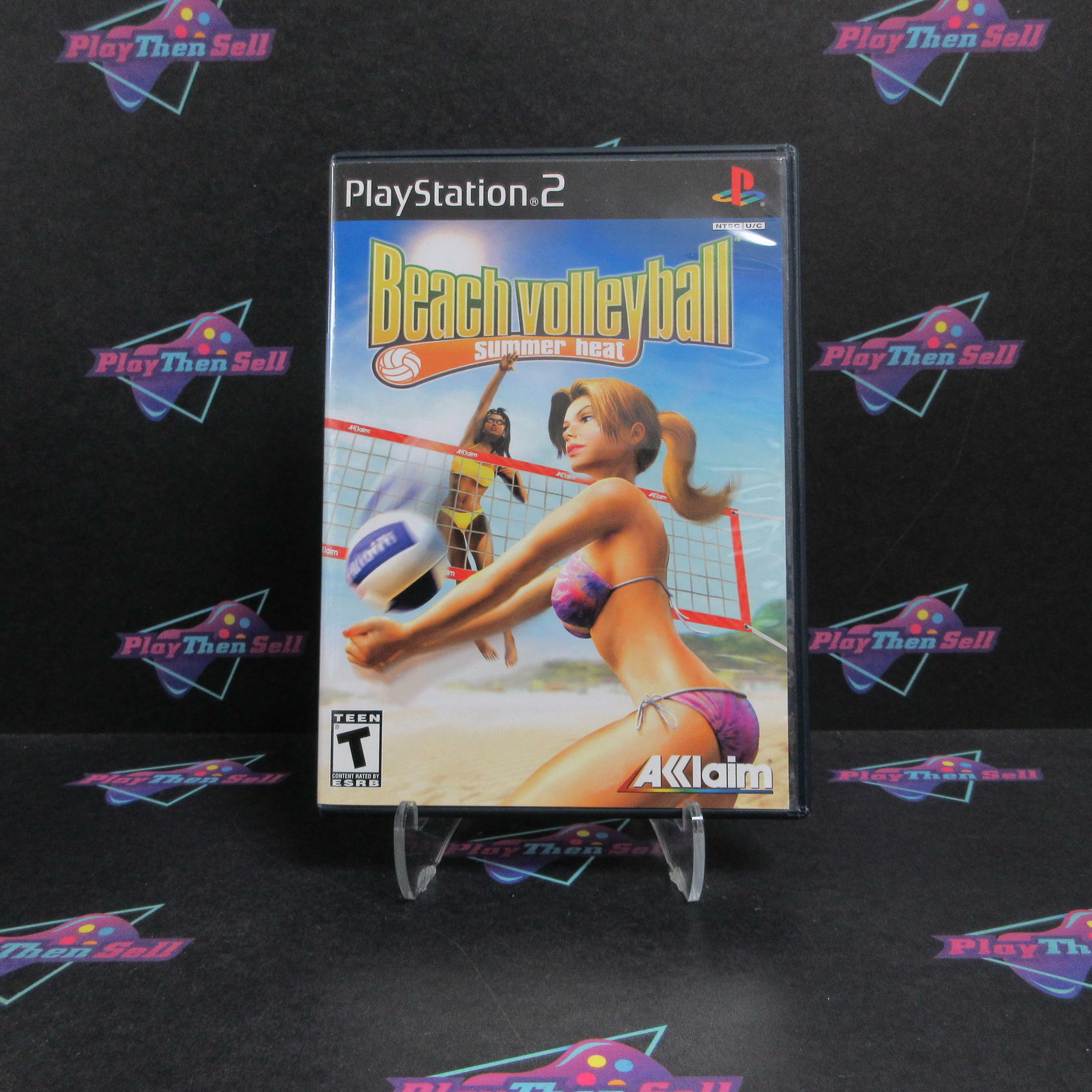 Summer Heat Beach Volleyball PS2 PlayStation 2 MD + Reg Card Complete CIB - Very Good