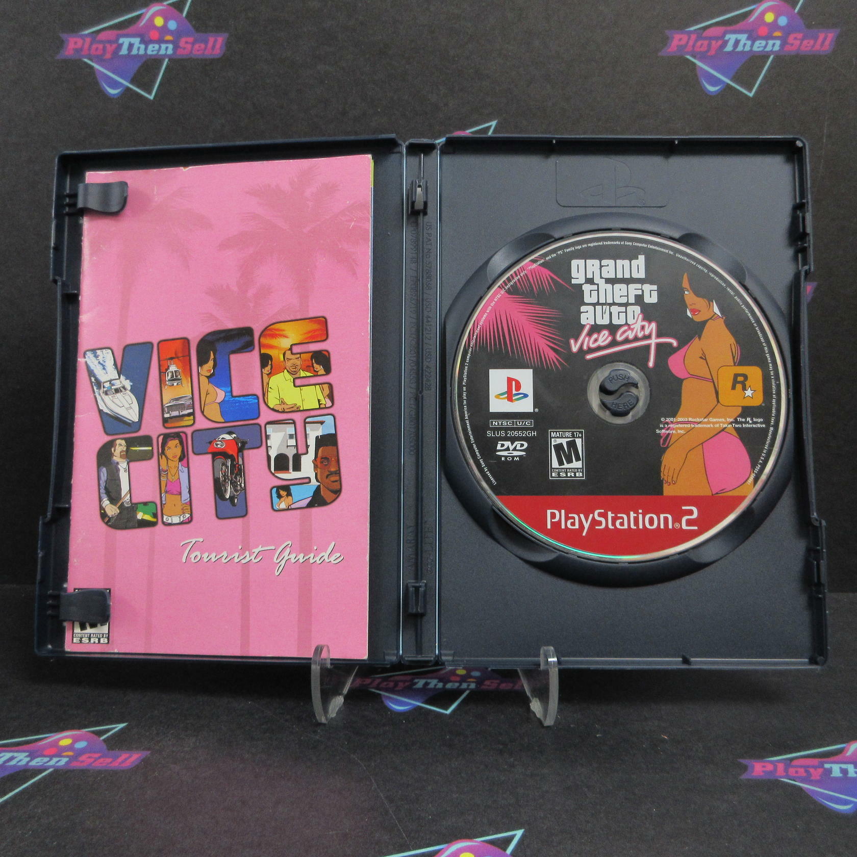 Grand Theft Auto Vice City PS2 PlayStation 2 GH Complete - Very Good