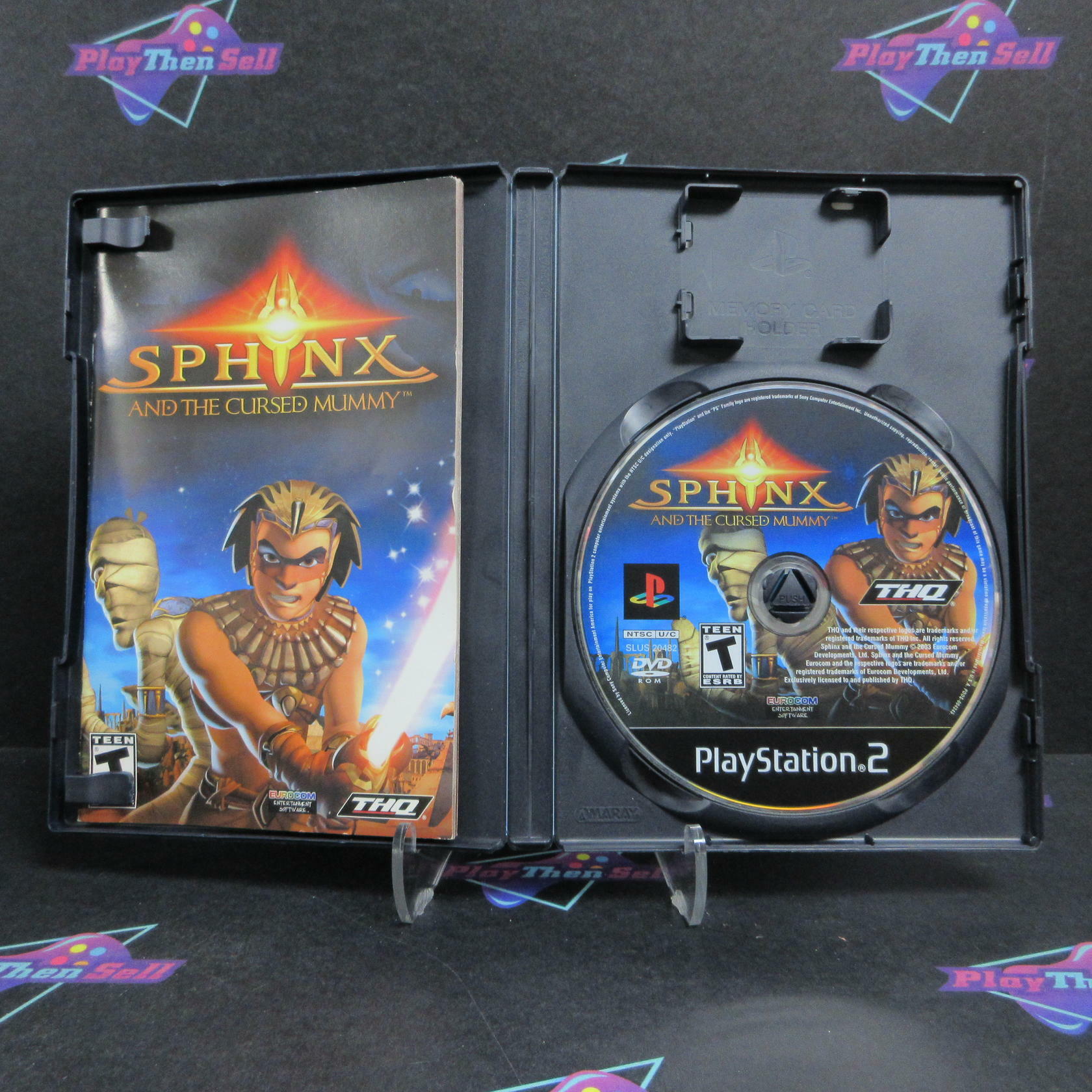 Sphinx and the Cursed Mummy PS2 PlayStation 2 Complete - Very Good