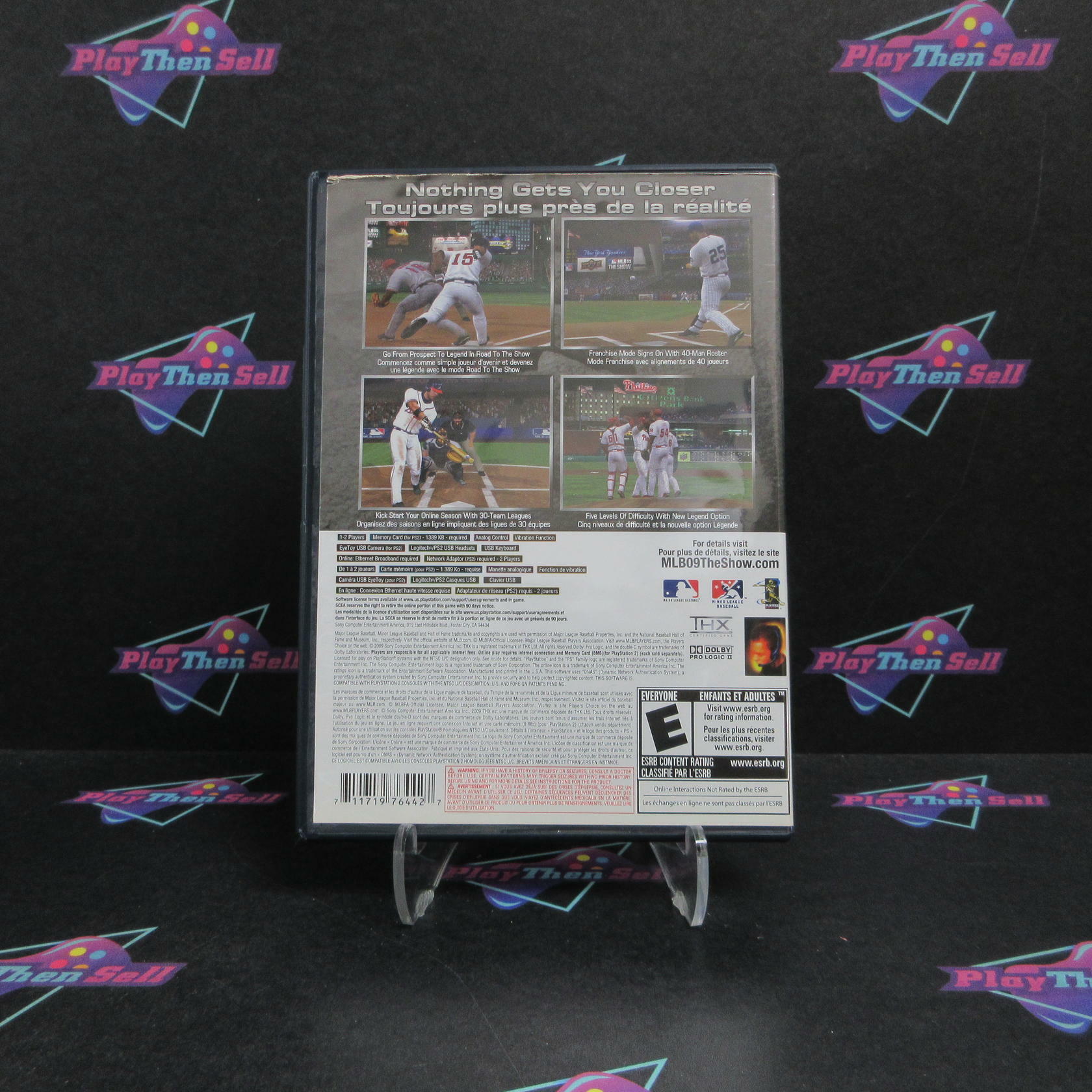 MLB 09 The Show PS2 PlayStation 2 Complete - Very Good