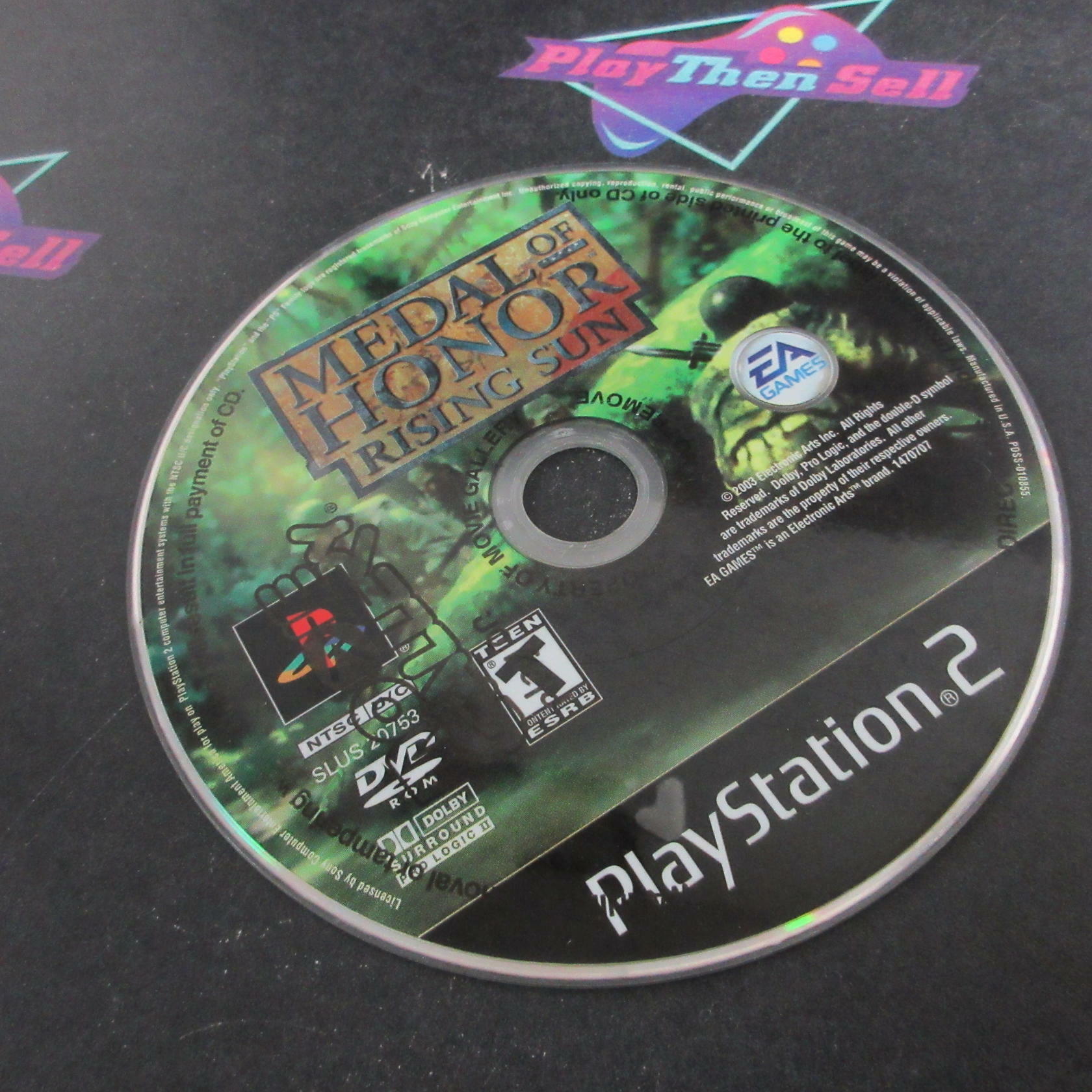 Medal of Honor Rising Sun PS2 PlayStation 2 Complete - Very Good