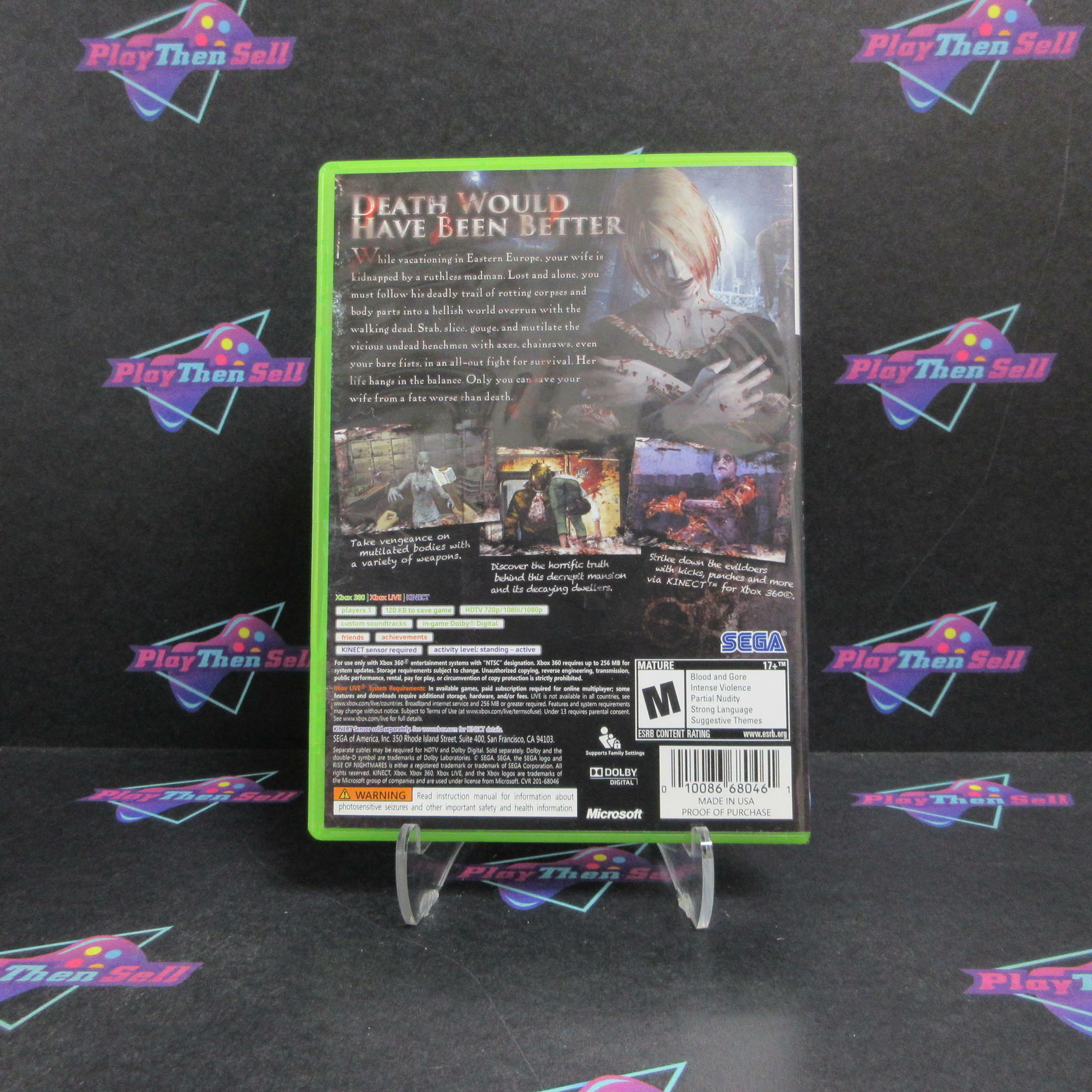 Rise of Nightmares Xbox 360 Complete - Excellent
