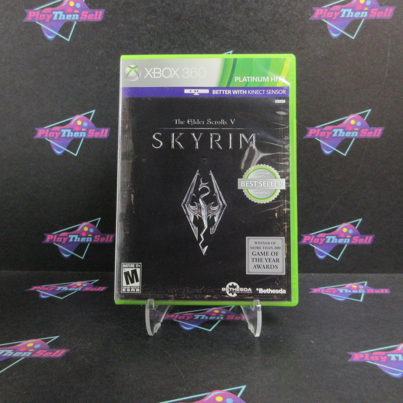 The Elder Scrolls V Skyrim Xbox 360 PH + Map Complete - Excellent