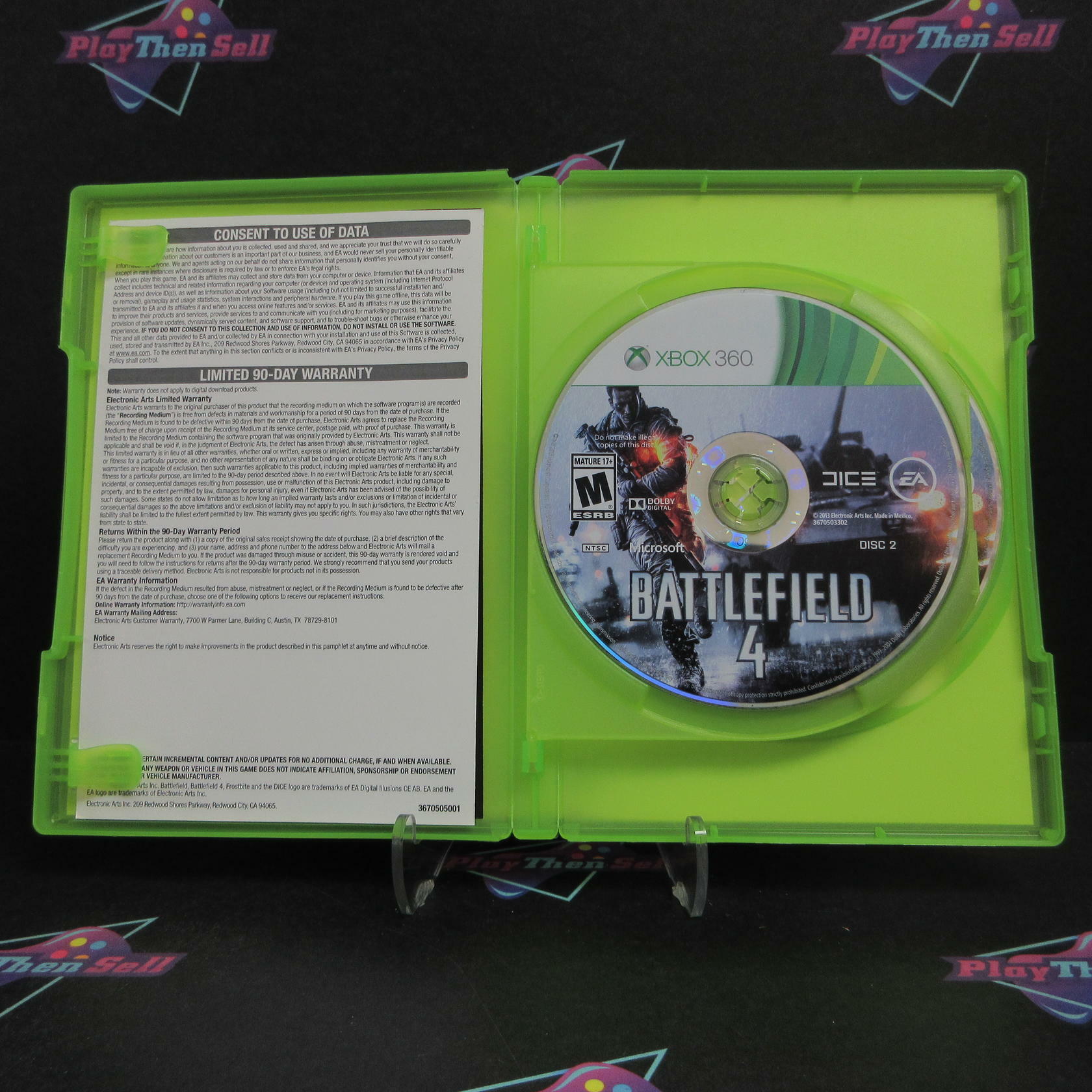 Battlefield 4 Wal-Mart Exclusive Xbox 360 Complete - Excellent