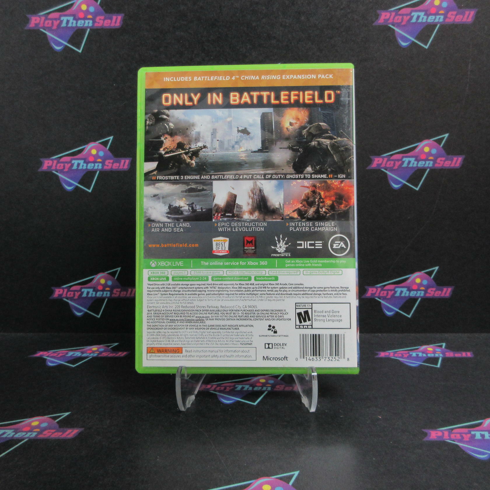 Battlefield 4 Wal-Mart Exclusive Xbox 360 Complete - Excellent