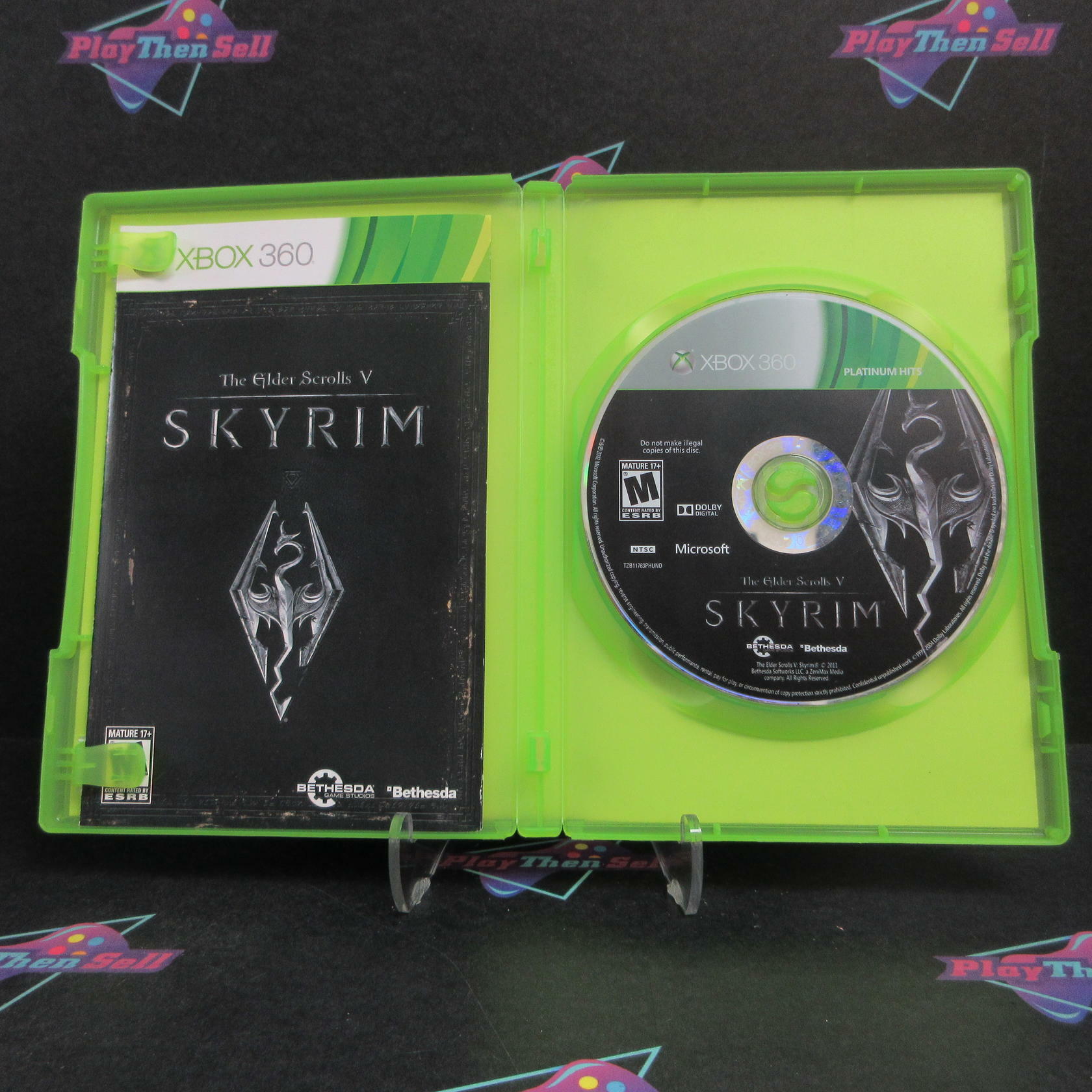 The Elder Scrolls V Skyrim Xbox 360 PH + Map Complete - Excellent