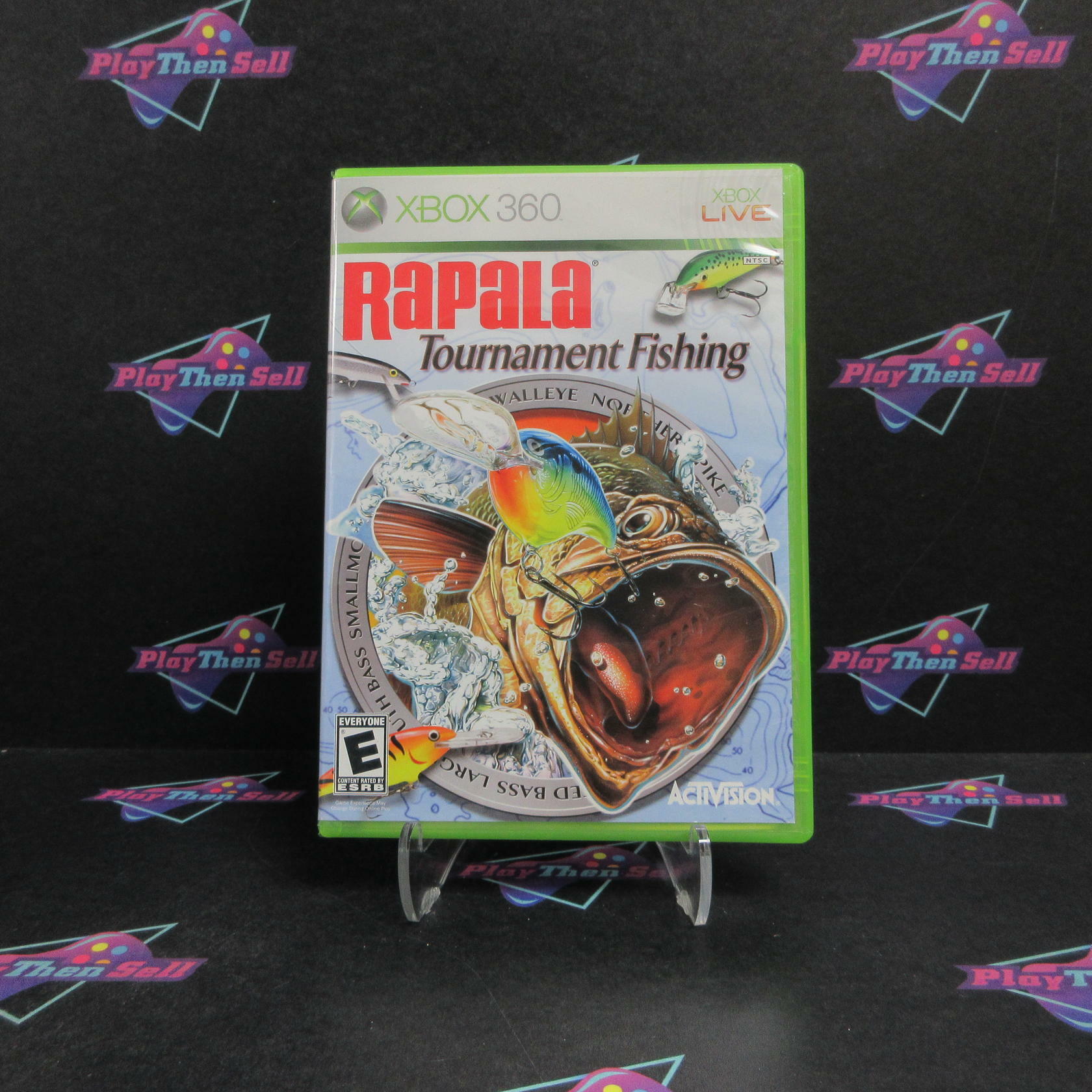 Rapala Tournament Fishing Xbox 360 + Reg Card Complete - Very Good