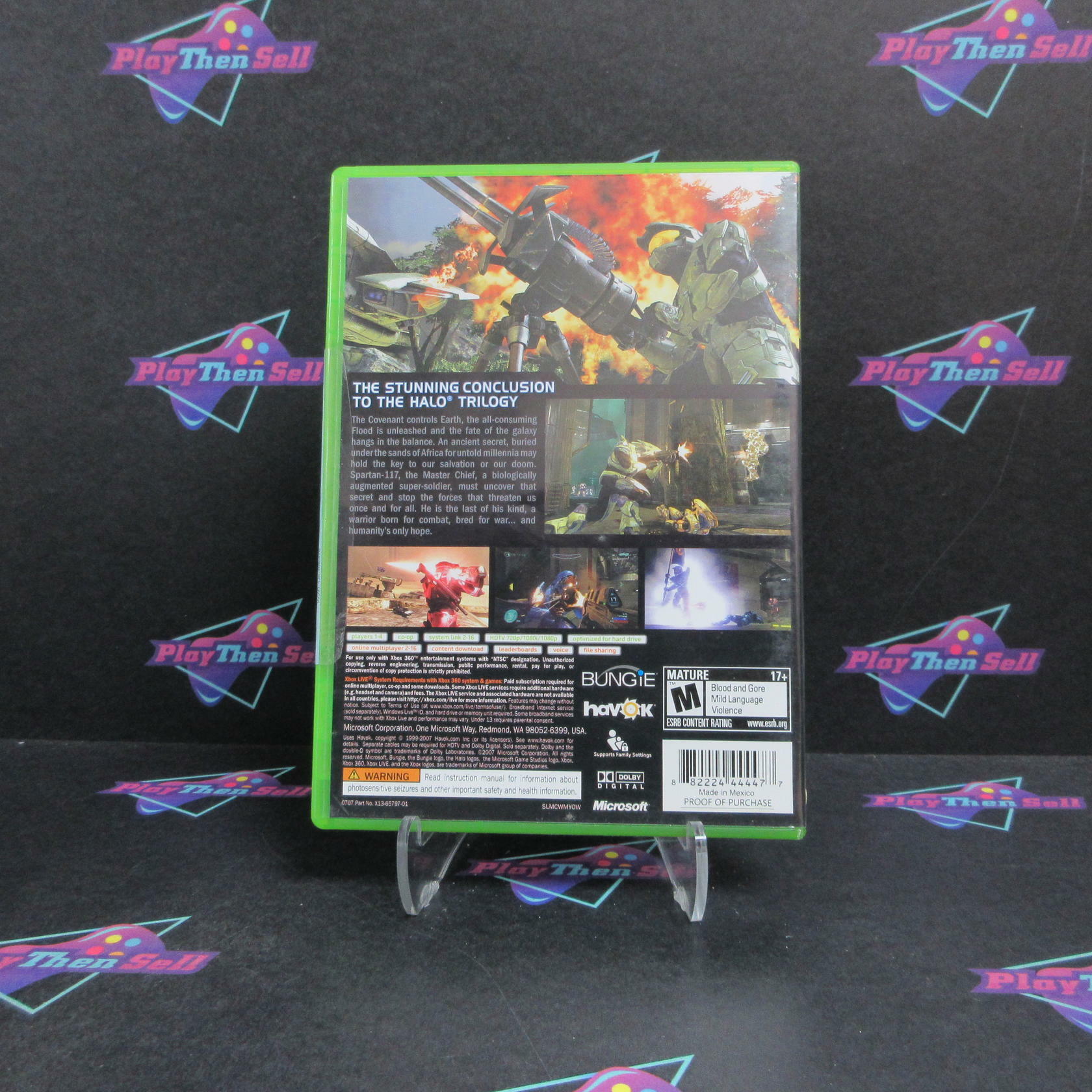 Halo 3 Xbox 360 - Side Seal - Like New