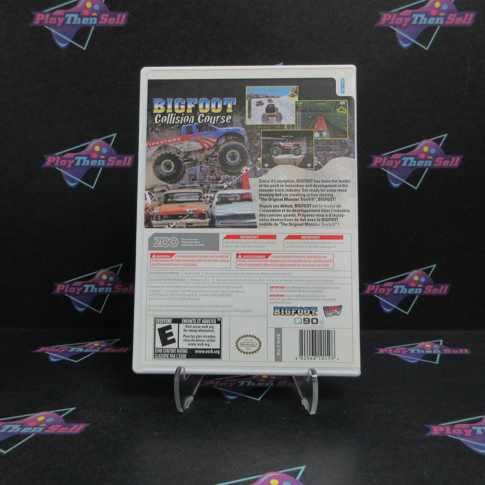 Bigfoot Collision Course Nintendo Wii - Very Good