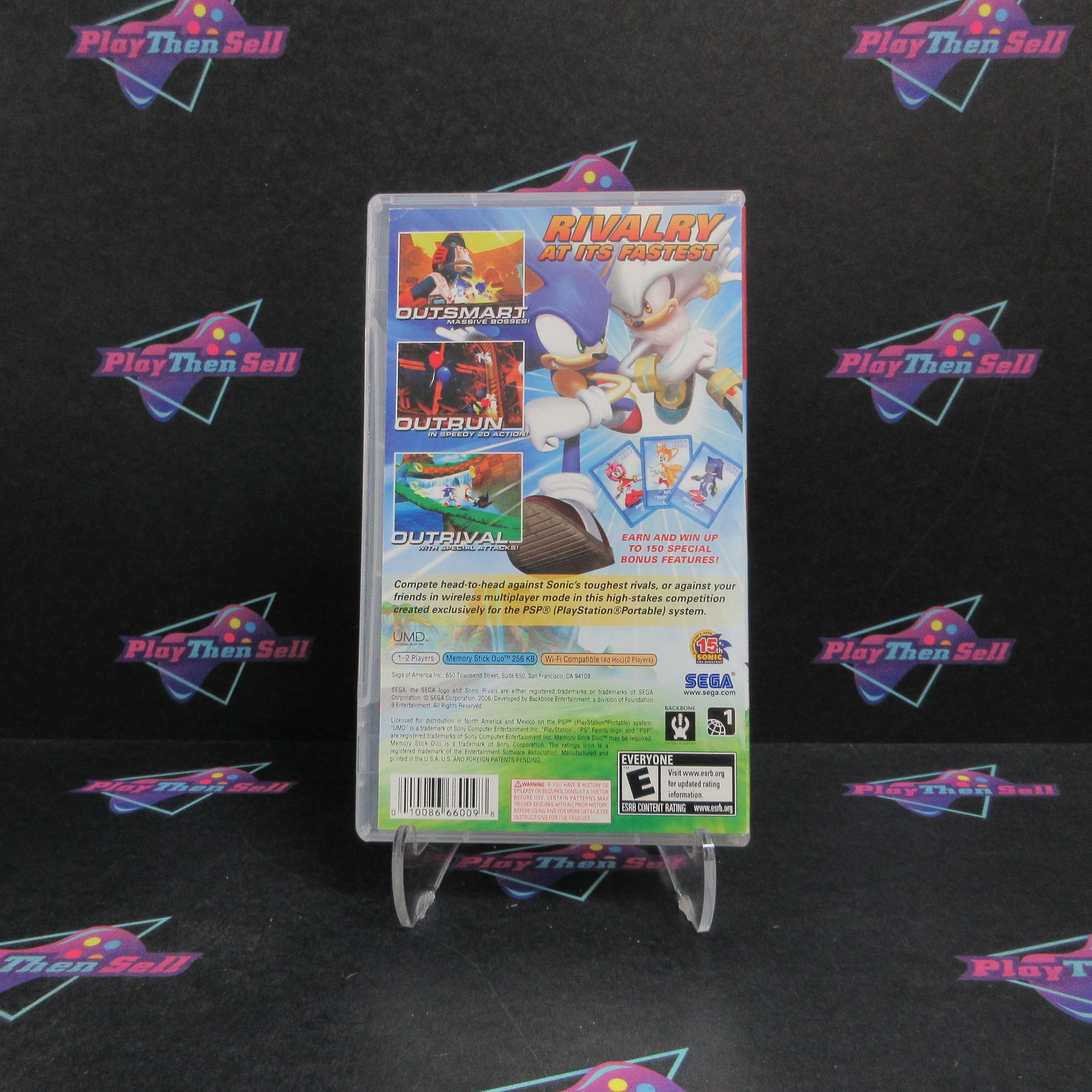 Sonic Rivals Sony PSP GH - Very Good