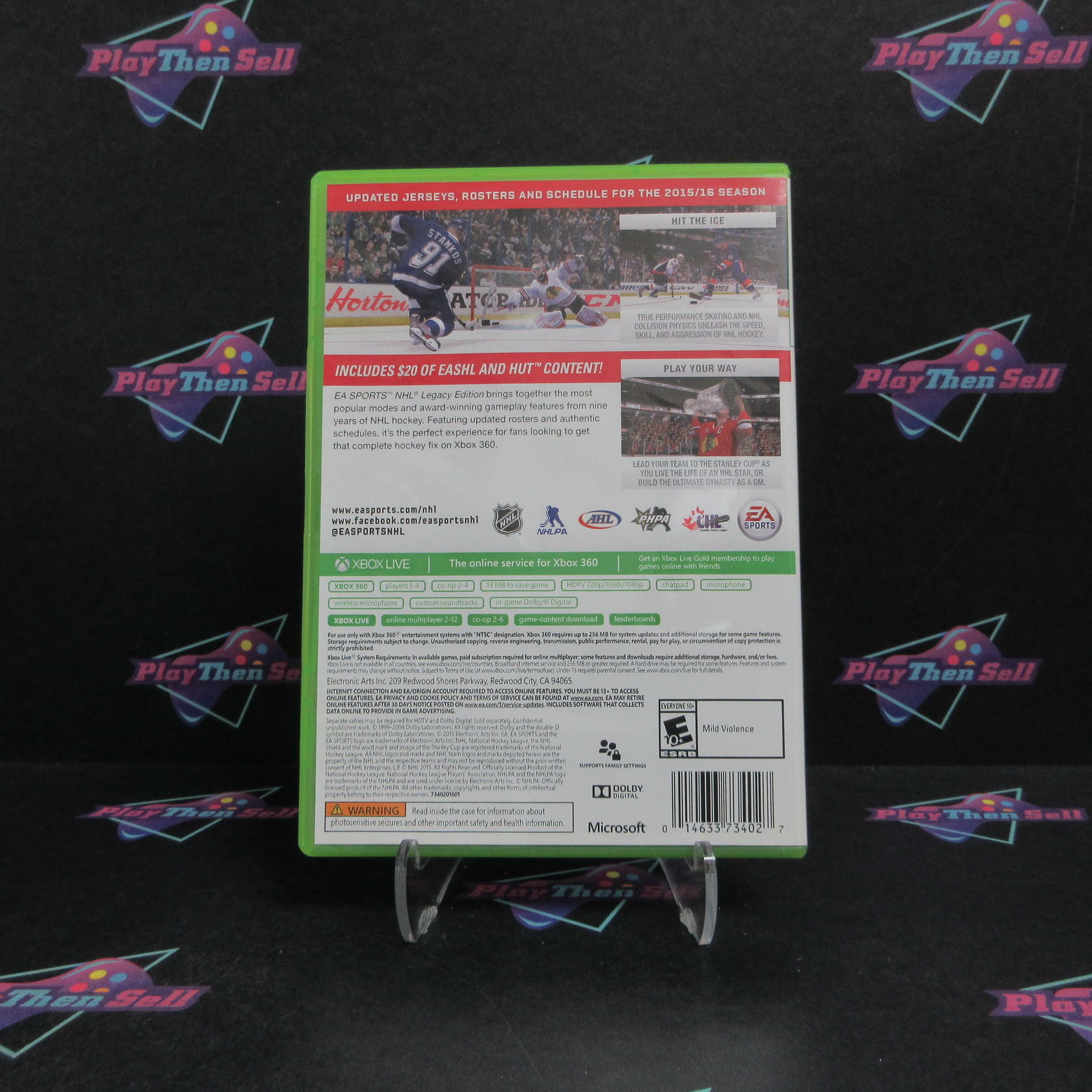 EA Sports NHL Legacy Edition Xbox 360 Complete - Excellent