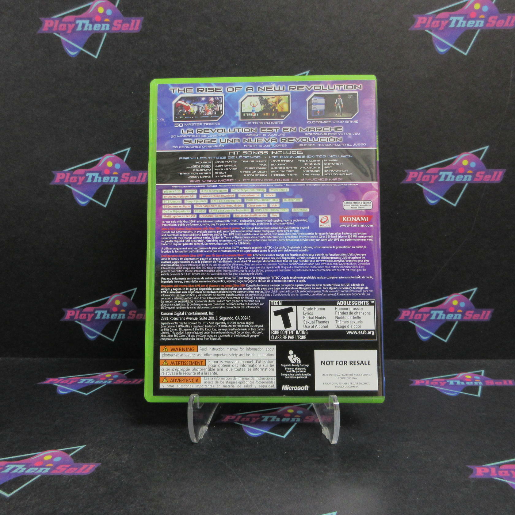Karaoke Revolution Xbox 360 Complete - Excellent