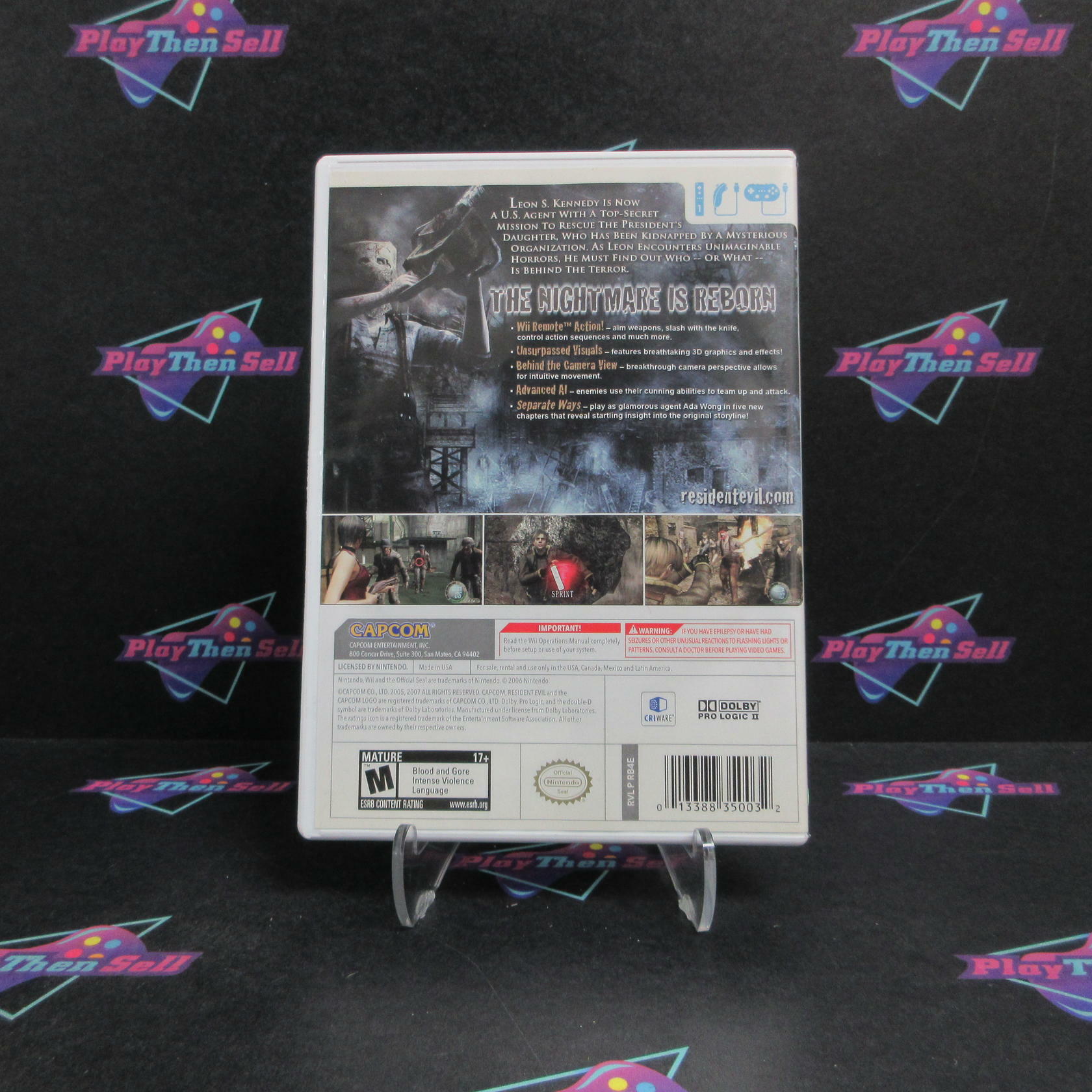 Resident Evil 4 Wii Edition Nintendo Wii - Very Good