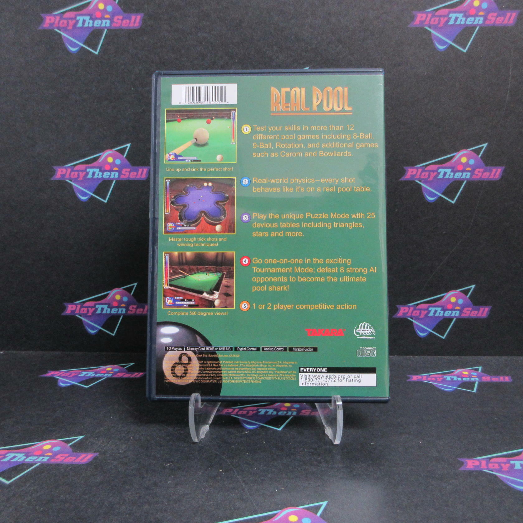 Real Pool PS2 PlayStation 2 - Very Good
