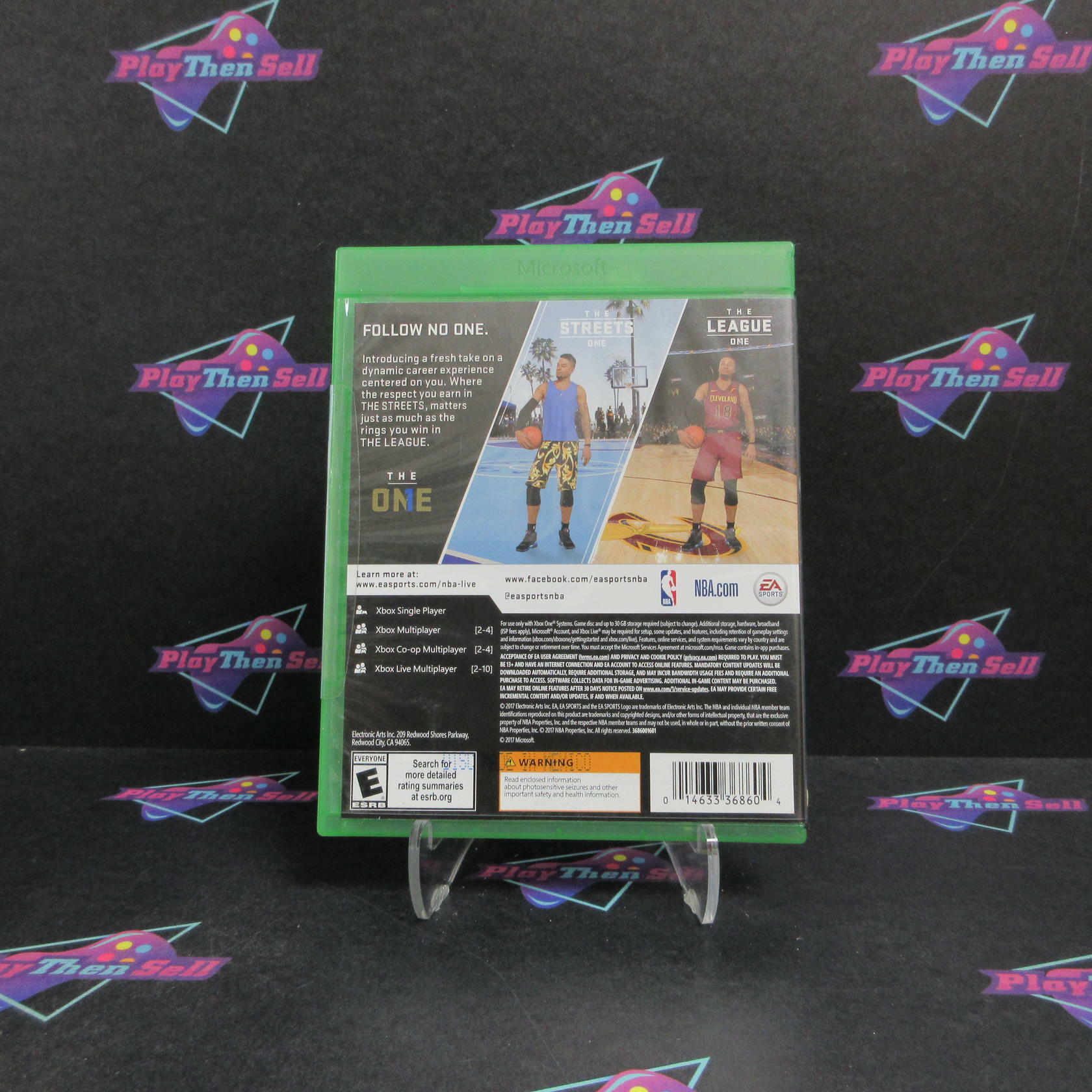NBA LIVE 18 Xbox One - Side Seal - Like New