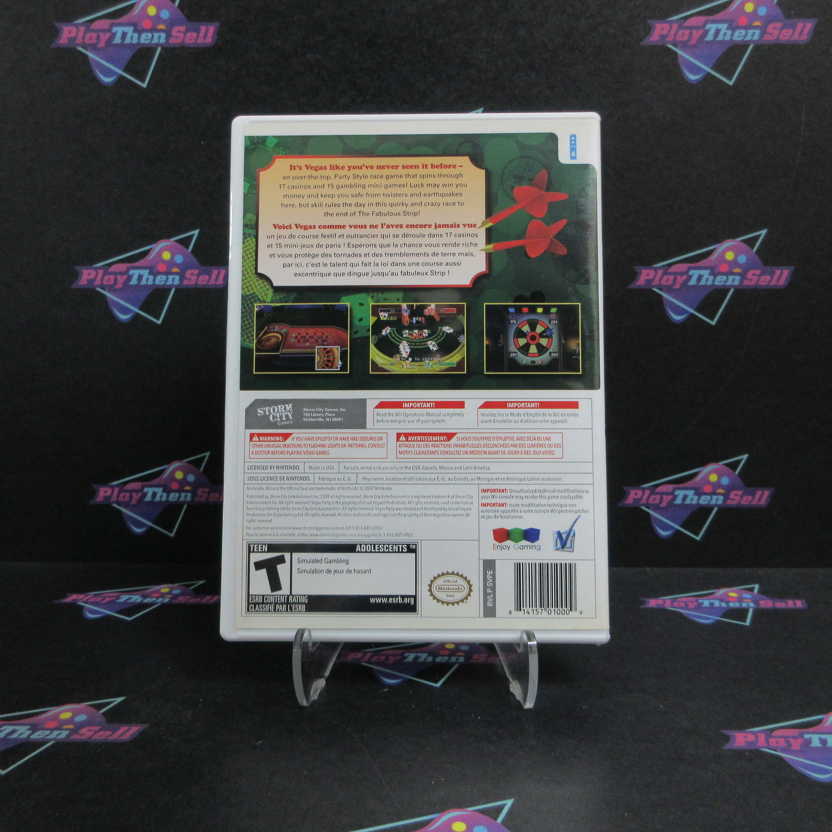 Vegas Party Nintendo Wii - Very Good