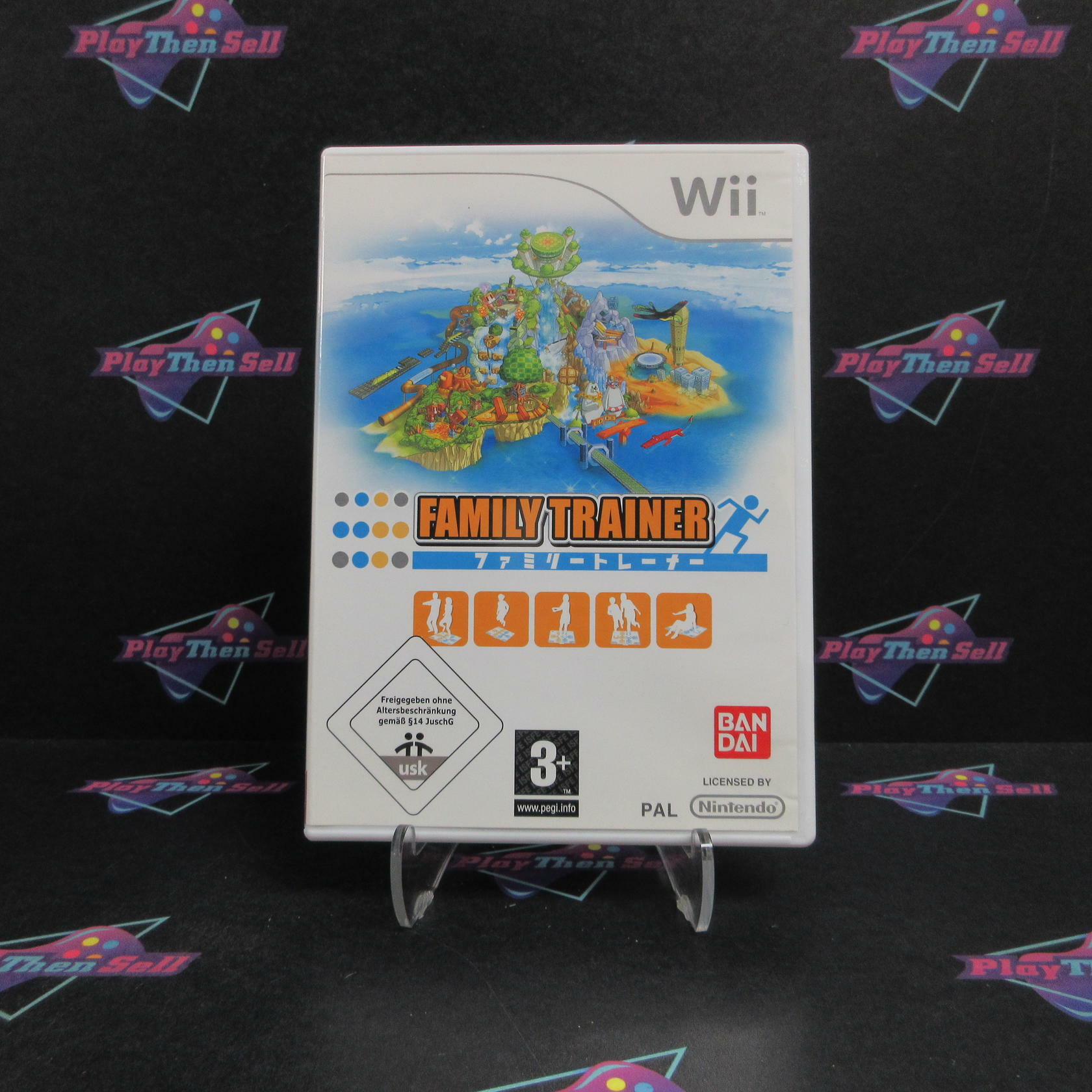 Family Trainer Nintendo Wii PAL Region Locked - Very Good