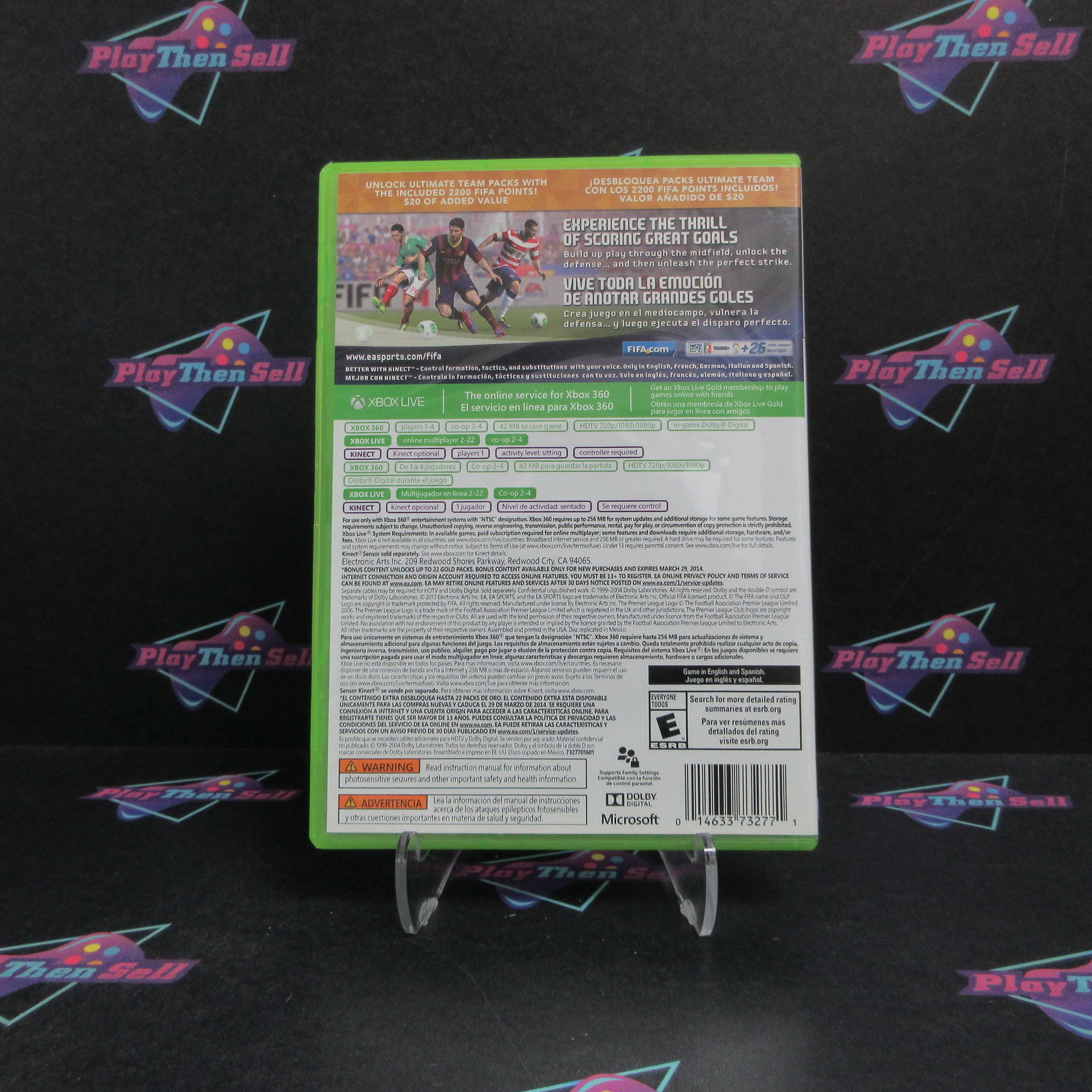 FIFA 14 Walmart Edition Xbox 360 Complete - Excellent