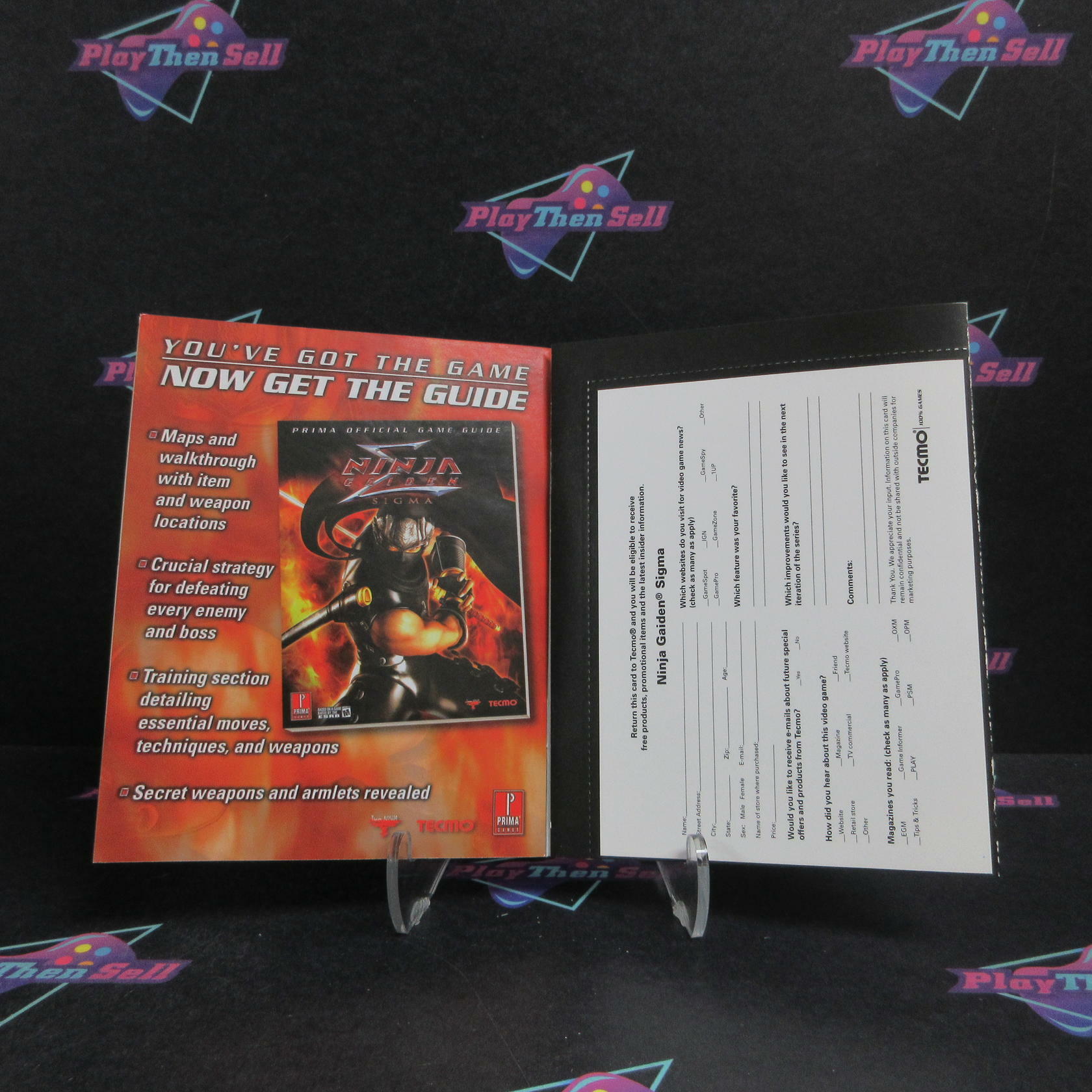Ninja Gaiden Sigma PS3 PlayStation 3 GH + Reg Card Complete - Excellent