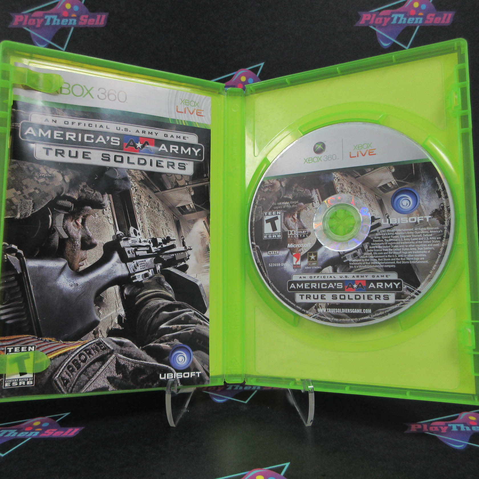 America's Army True Soldiers Xbox 360 Complete - Excellent