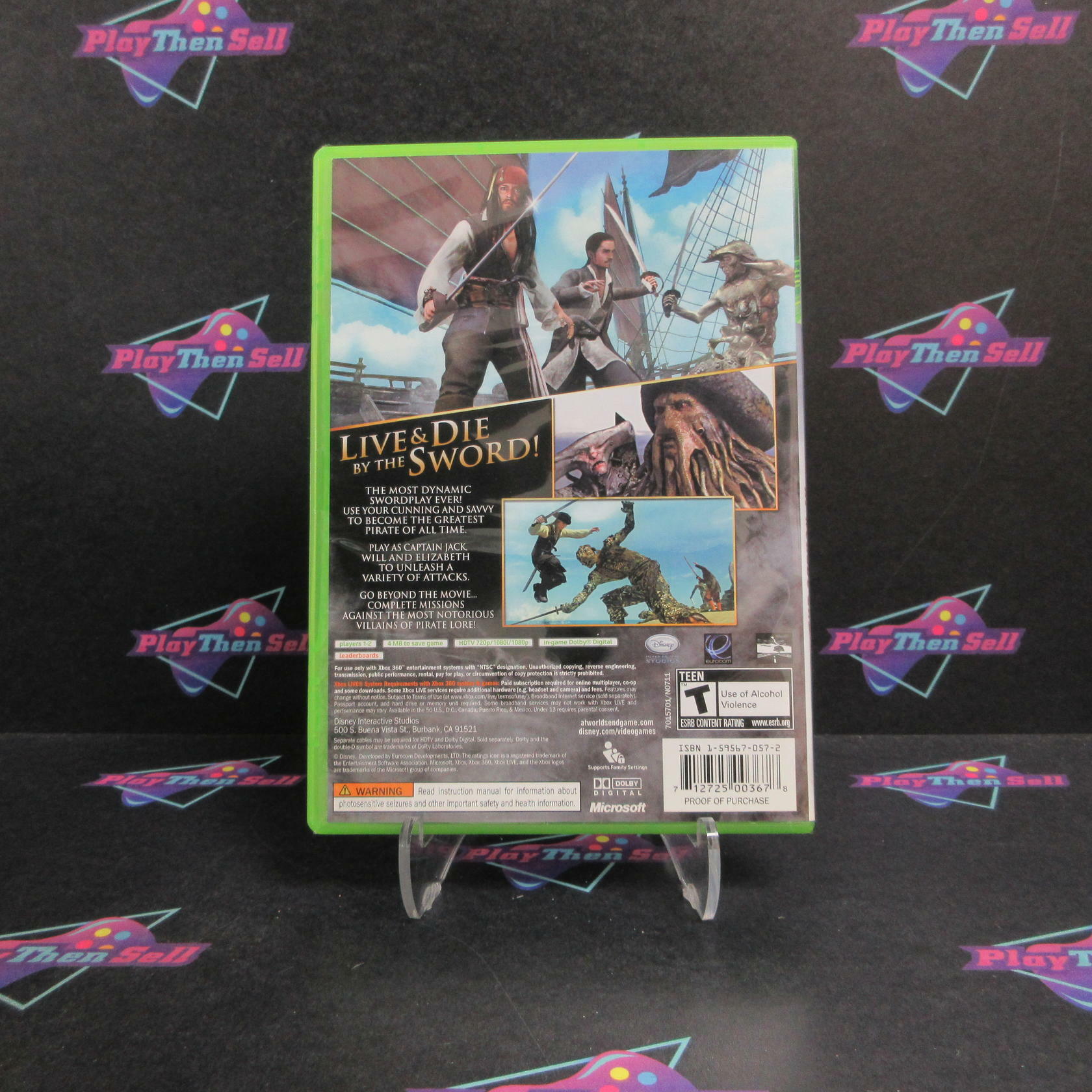 Pirates of the Caribbean At World's End Xbox 360 Complete - Excellent