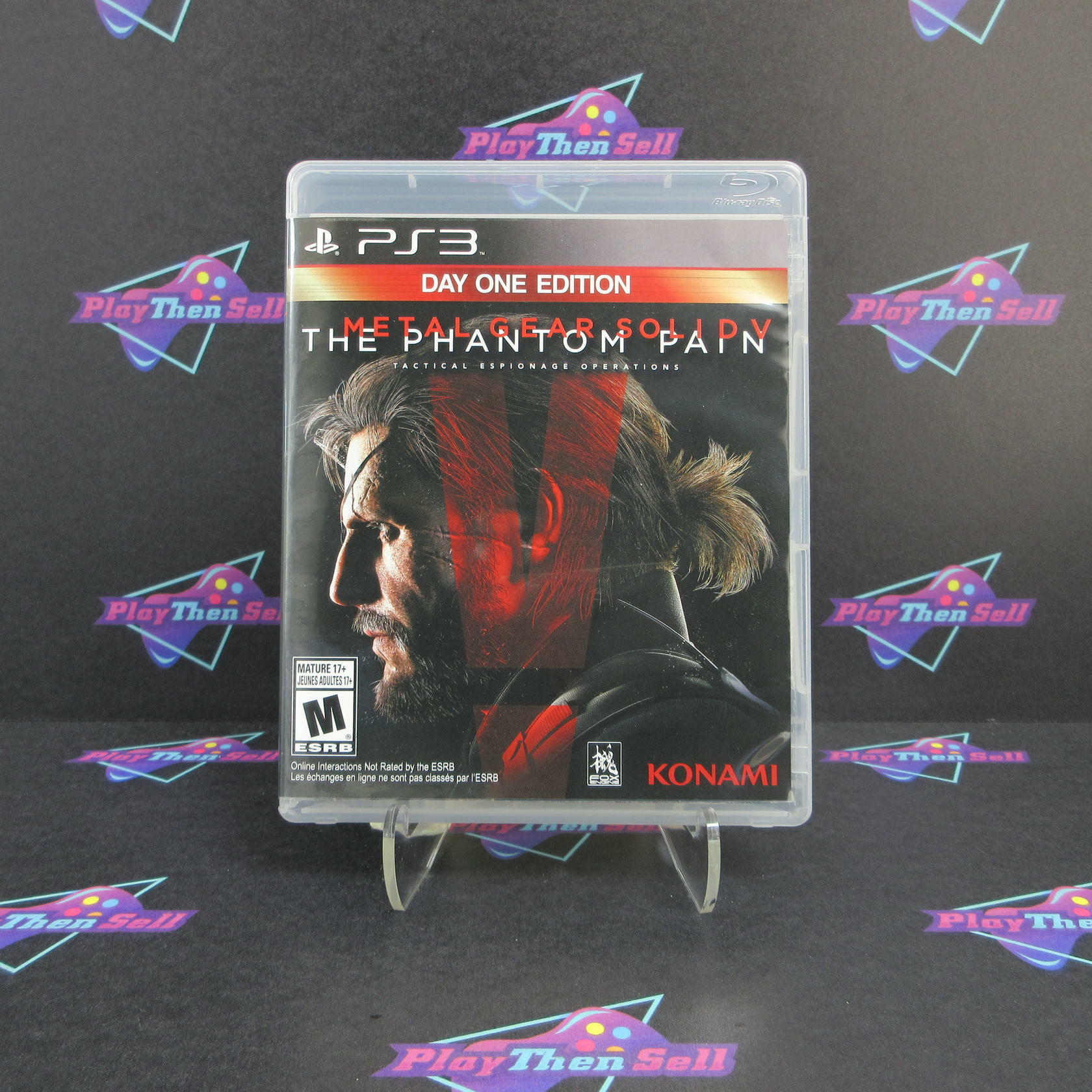 Metal Gear Solid V 5 The Phantom Pain Day One PS3 PlayStation 3 CIB - Excellent