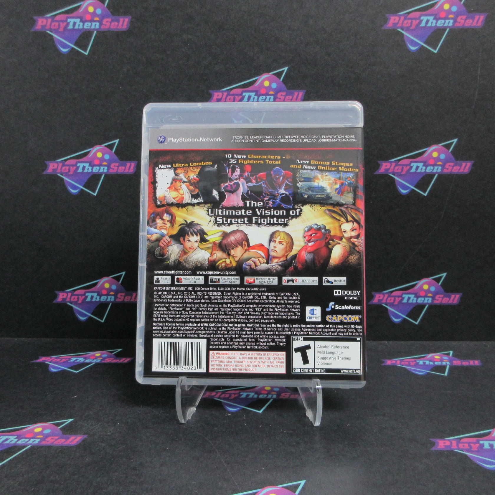 Super Street Fighter IV PS3 PlayStation 3 Complete - Excellent