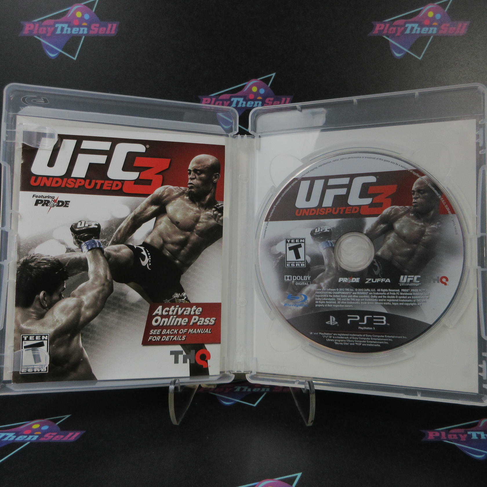 UFC Undisputed 3 PS3 PlayStation 3 Complete - Excellent