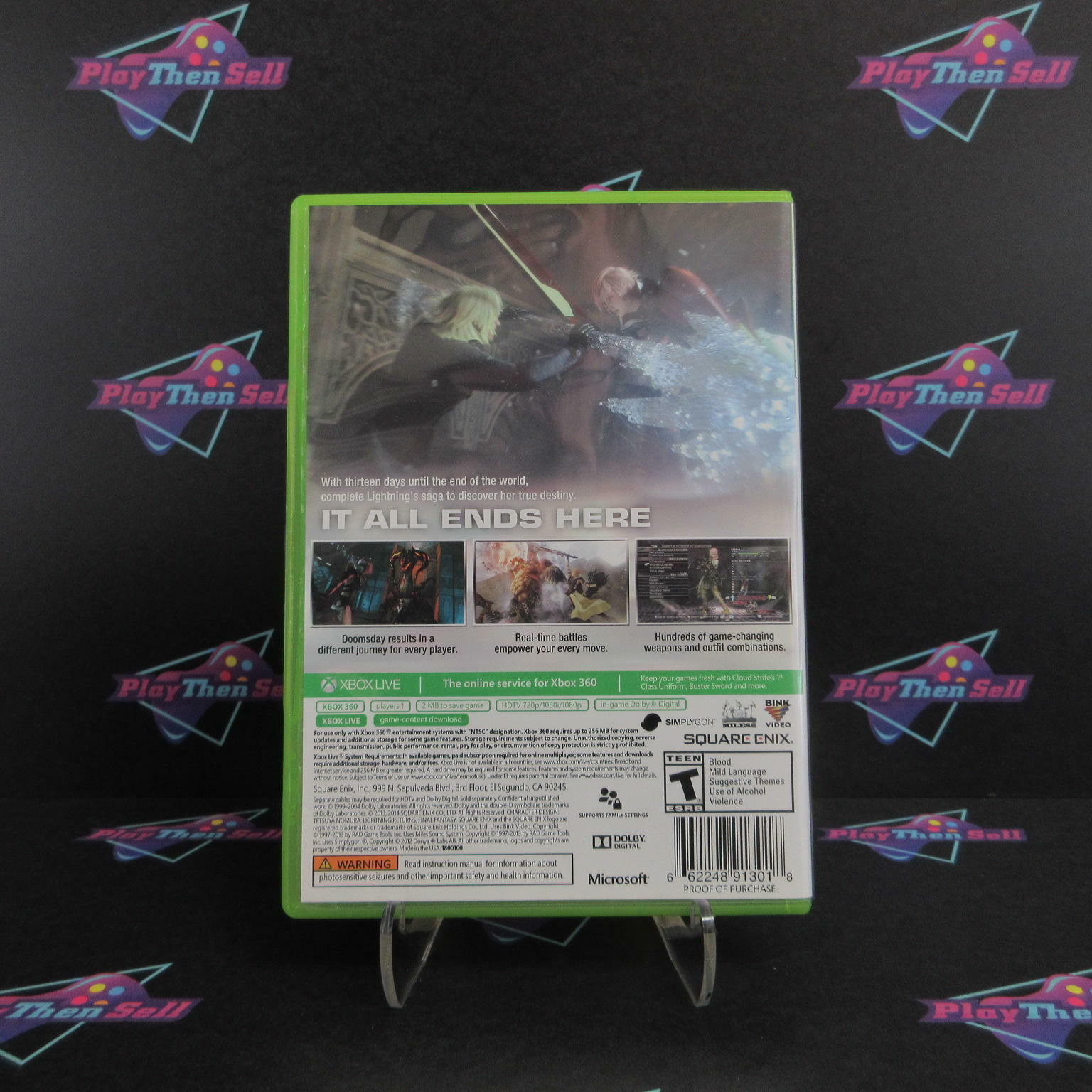 Lightning Returns Final Fantasy XIII Xbox 360 Complete - Excellent