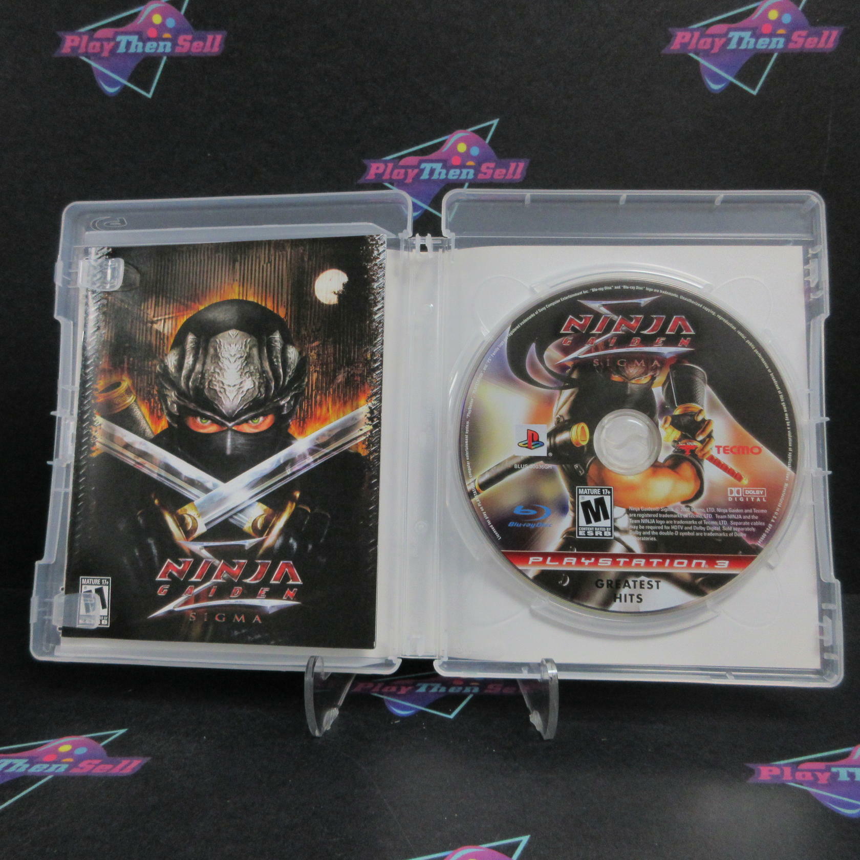 Ninja Gaiden Sigma PS3 PlayStation 3 GH + Reg Card Complete - Excellent