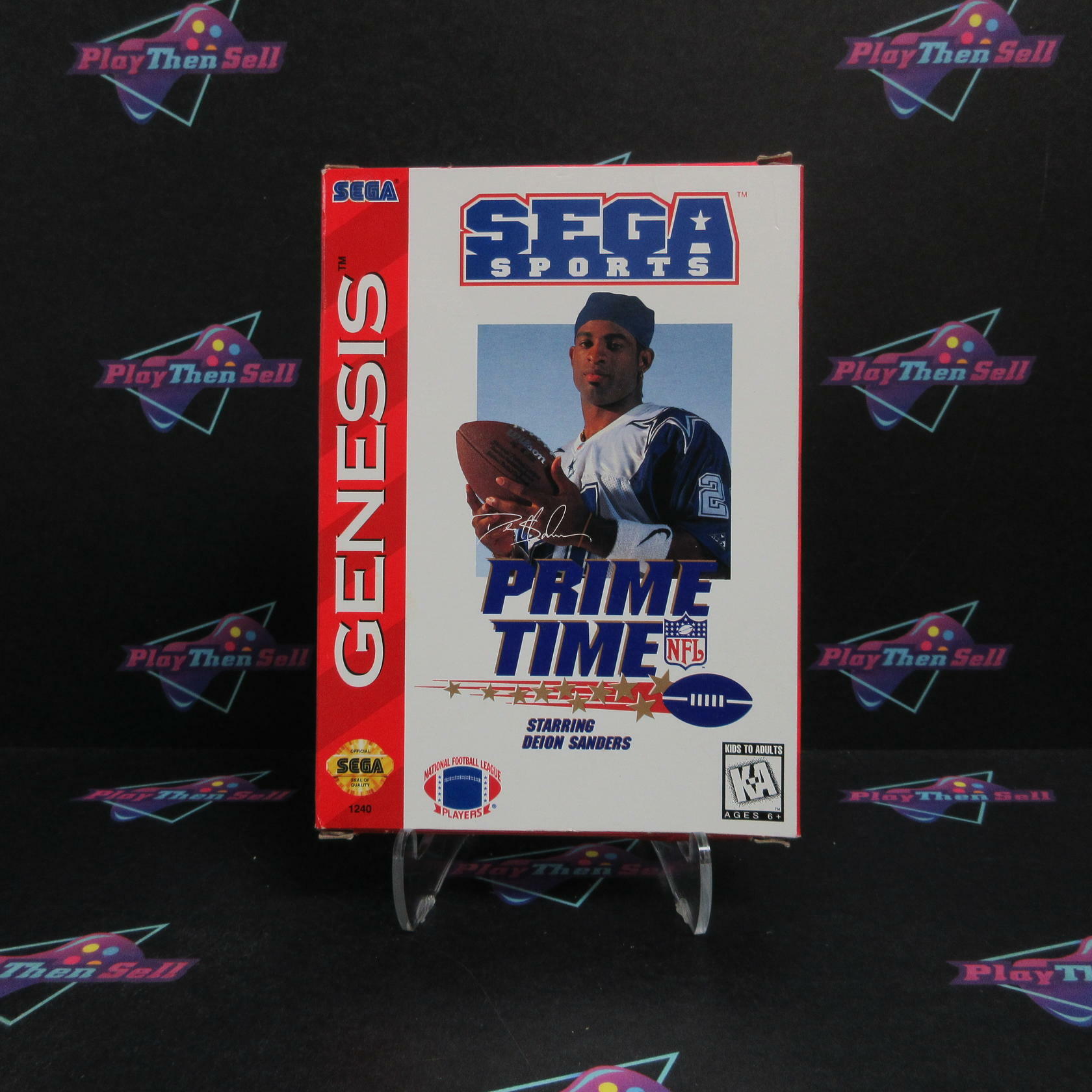 Prime Time NFL Sega Genesis - Very Good