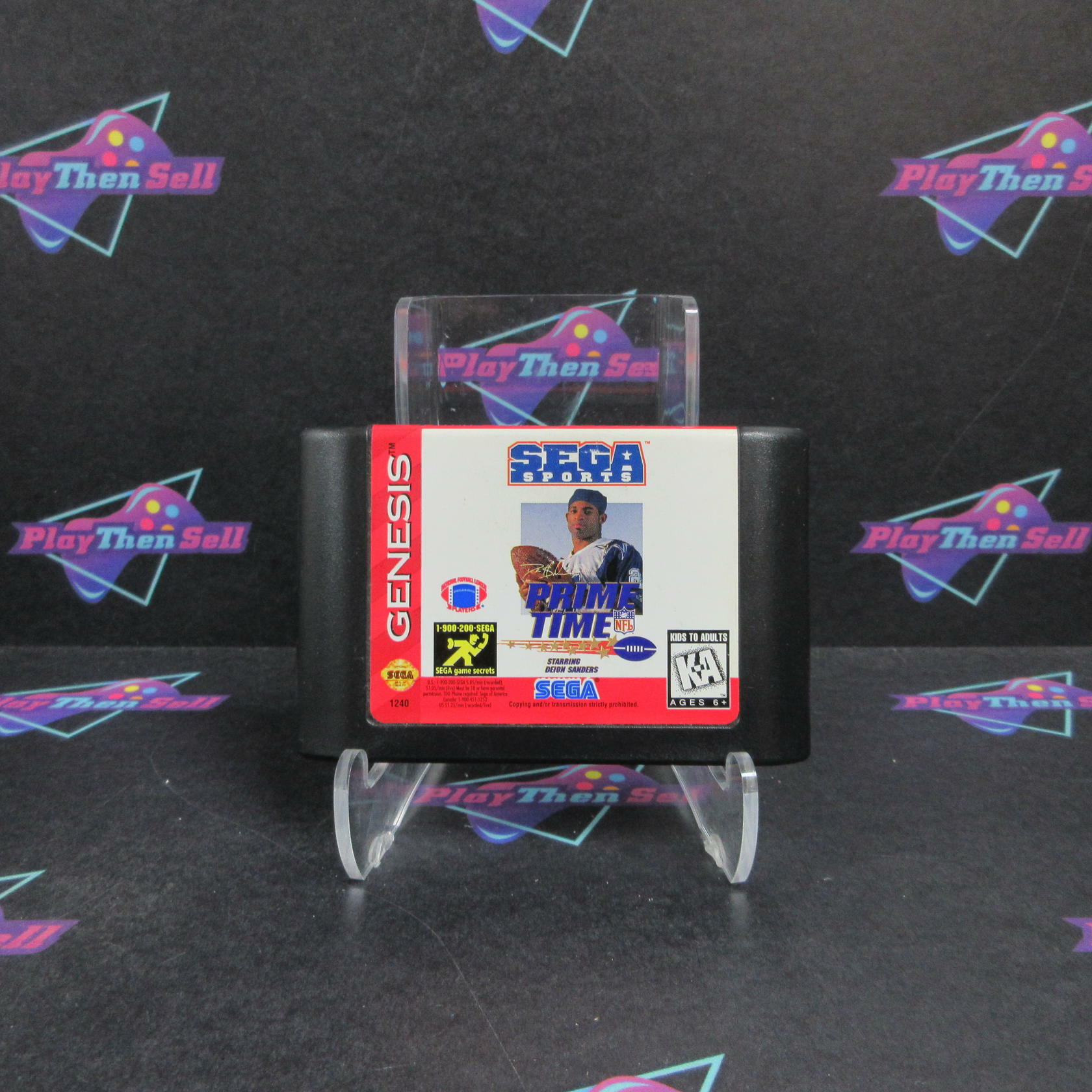 Prime Time NFL Sega Genesis - Very Good