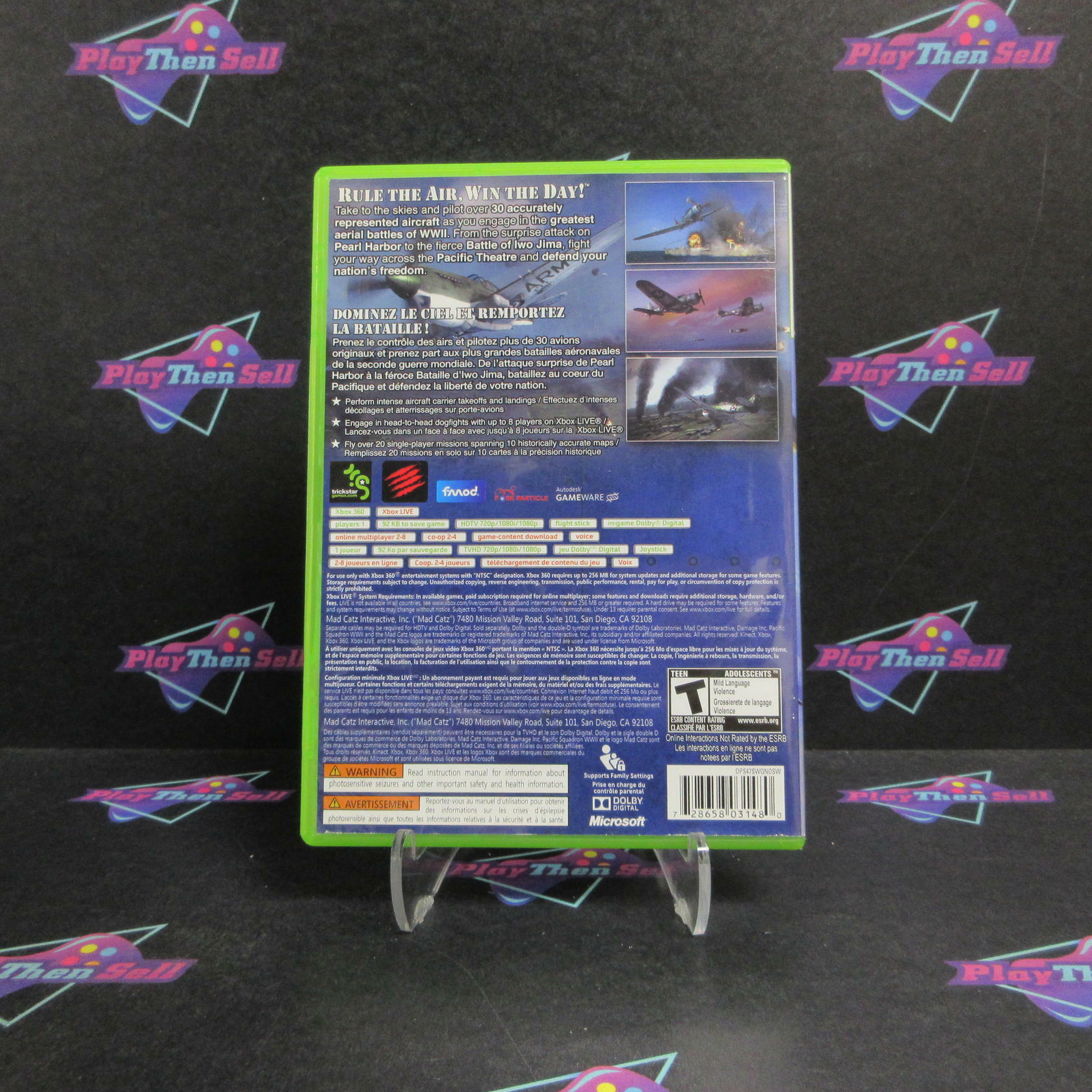 Damage Inc. Pacific Squadron WWII Xbox 360 - Very Good