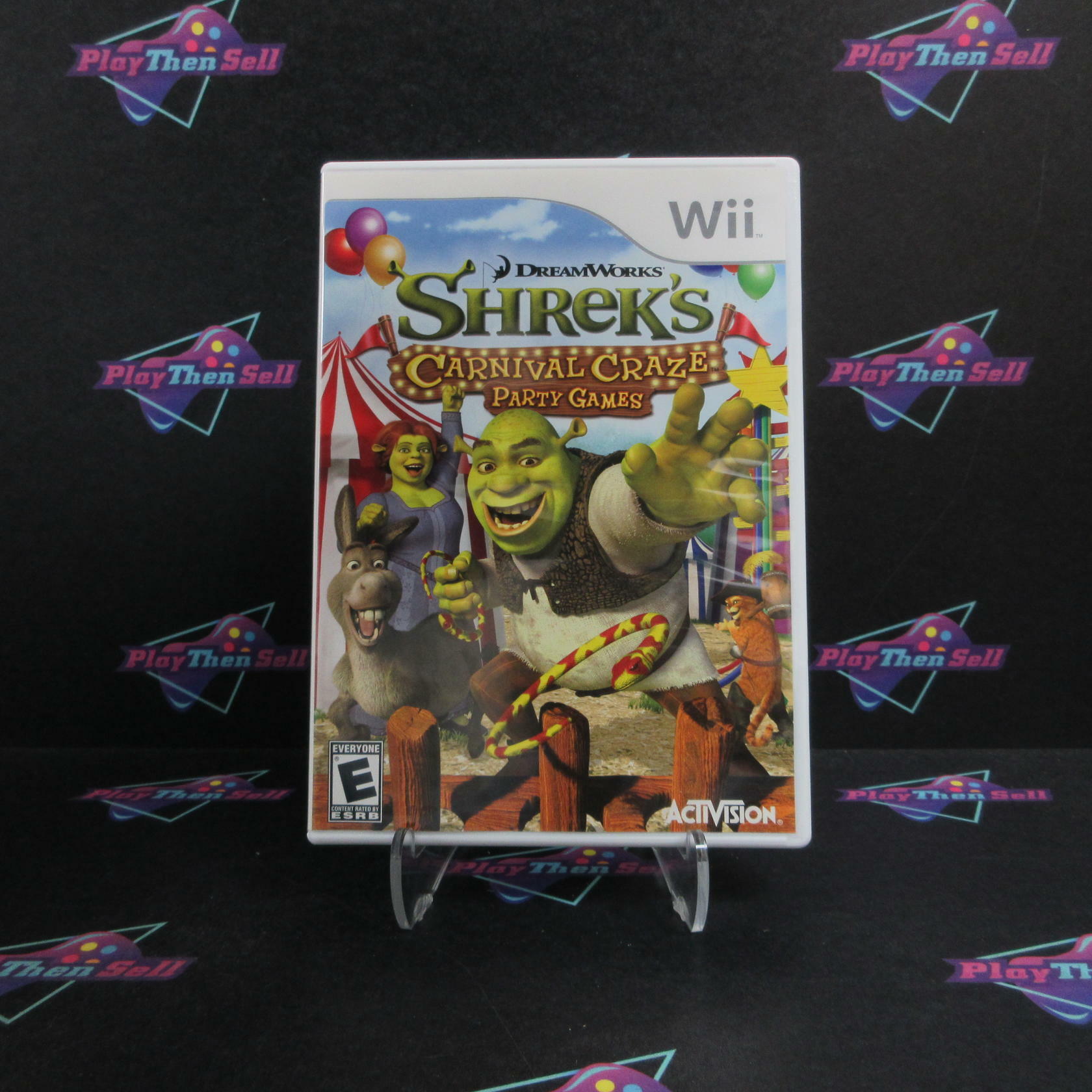 Shrek's Carnival Craze Party Games Nintendo Wii Complete - Refurbished