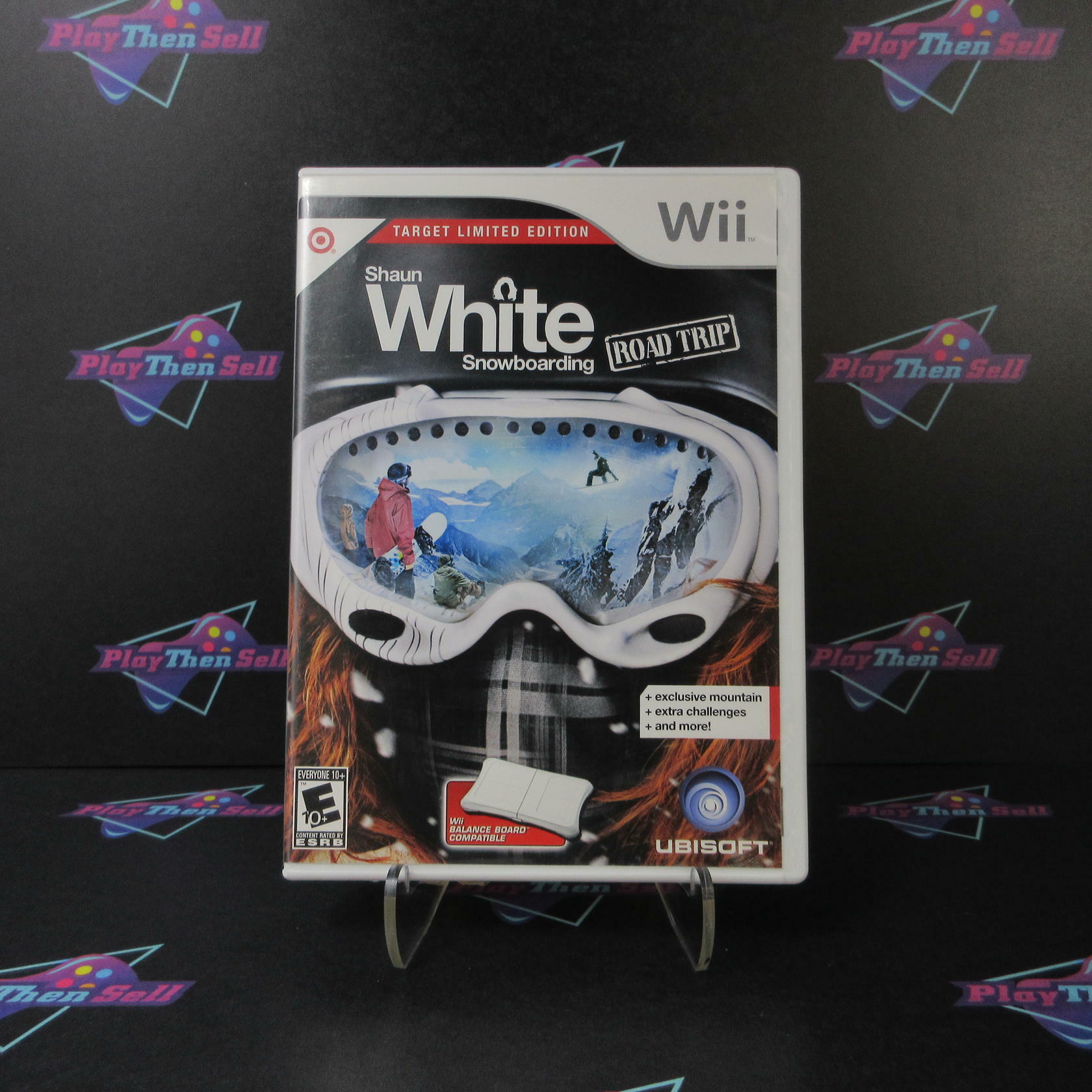 Shaun White Snowboarding Road Trip Target Edition Nintendo Wii CIB - Refurbished