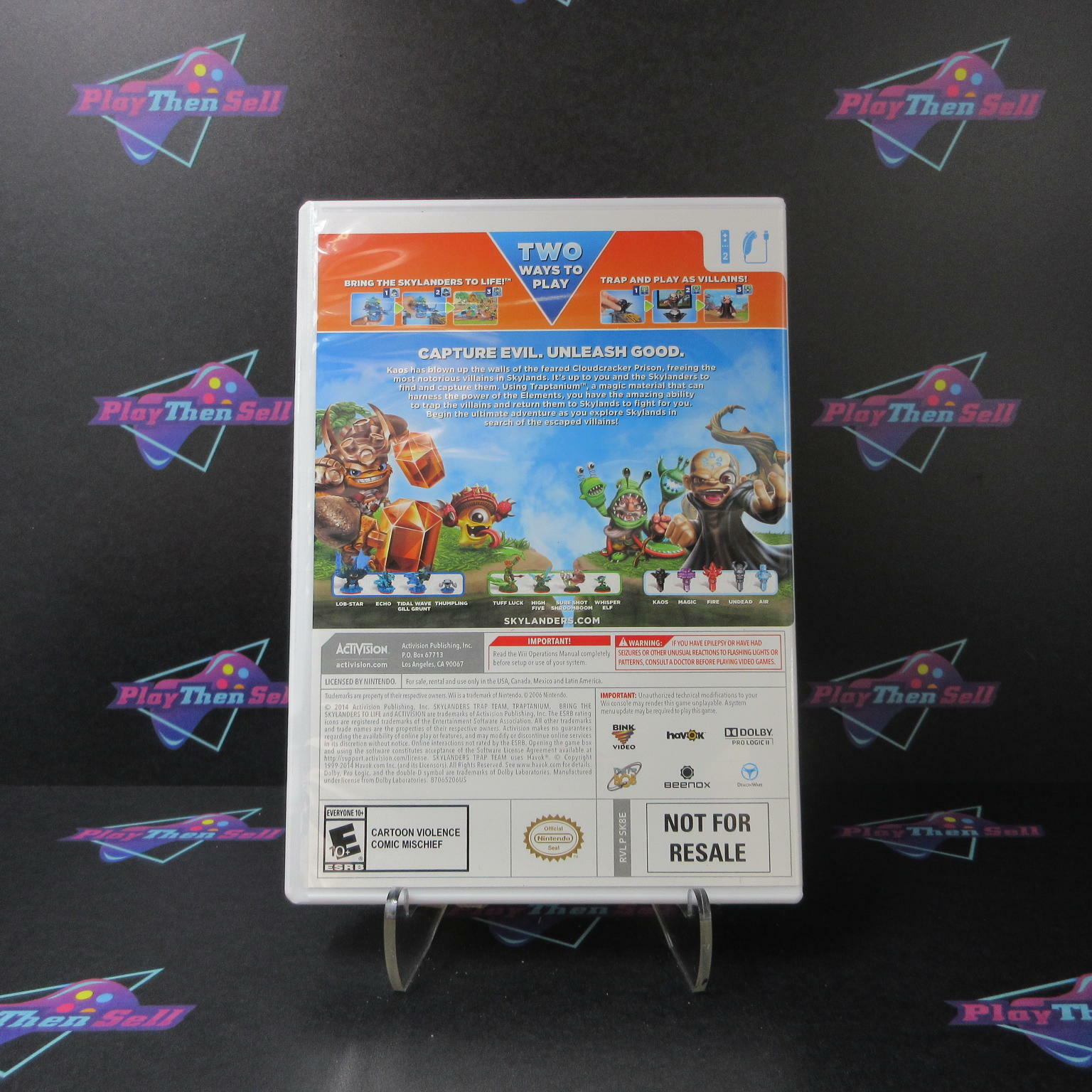 Skylanders Trap Team Nintendo Wii Complete - Refurbished