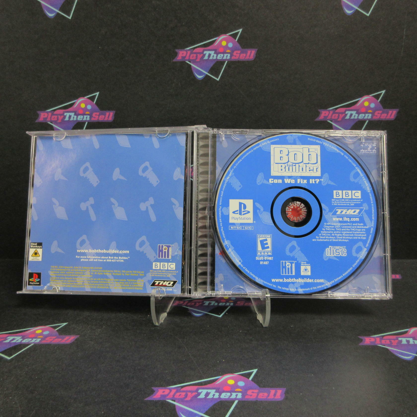 Bob the Builder Can We Fix it? PS1 PlayStation 1 Complete - Very Good