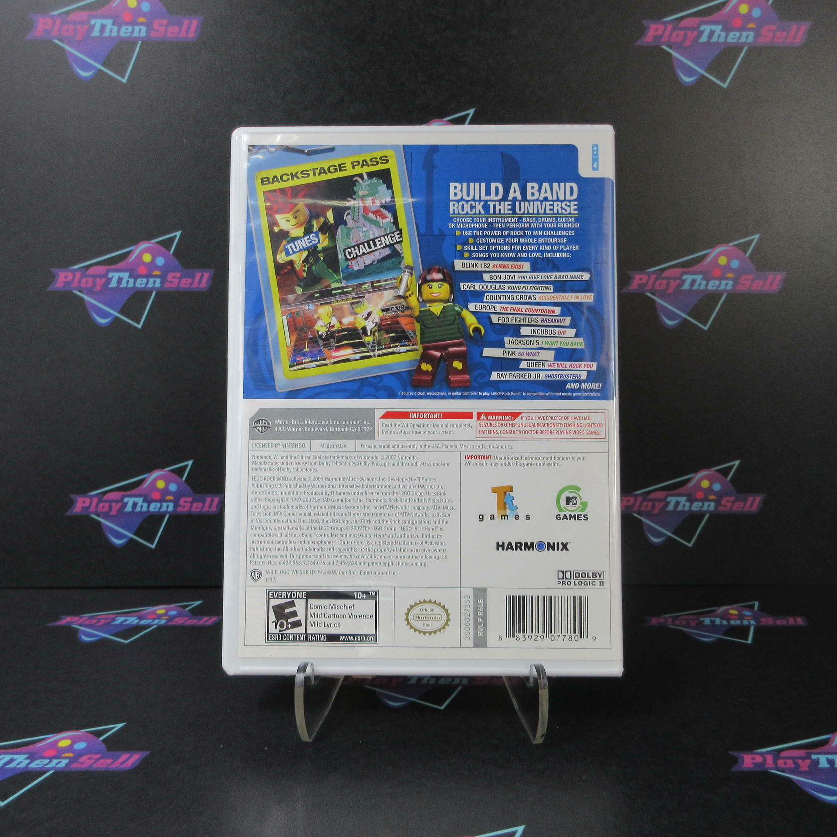 Lego Rock Band Nintendo Wii Complete - Refurbished