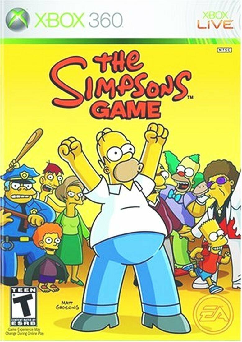 The Simpsons Game Xbox 360 Complete - Excellent