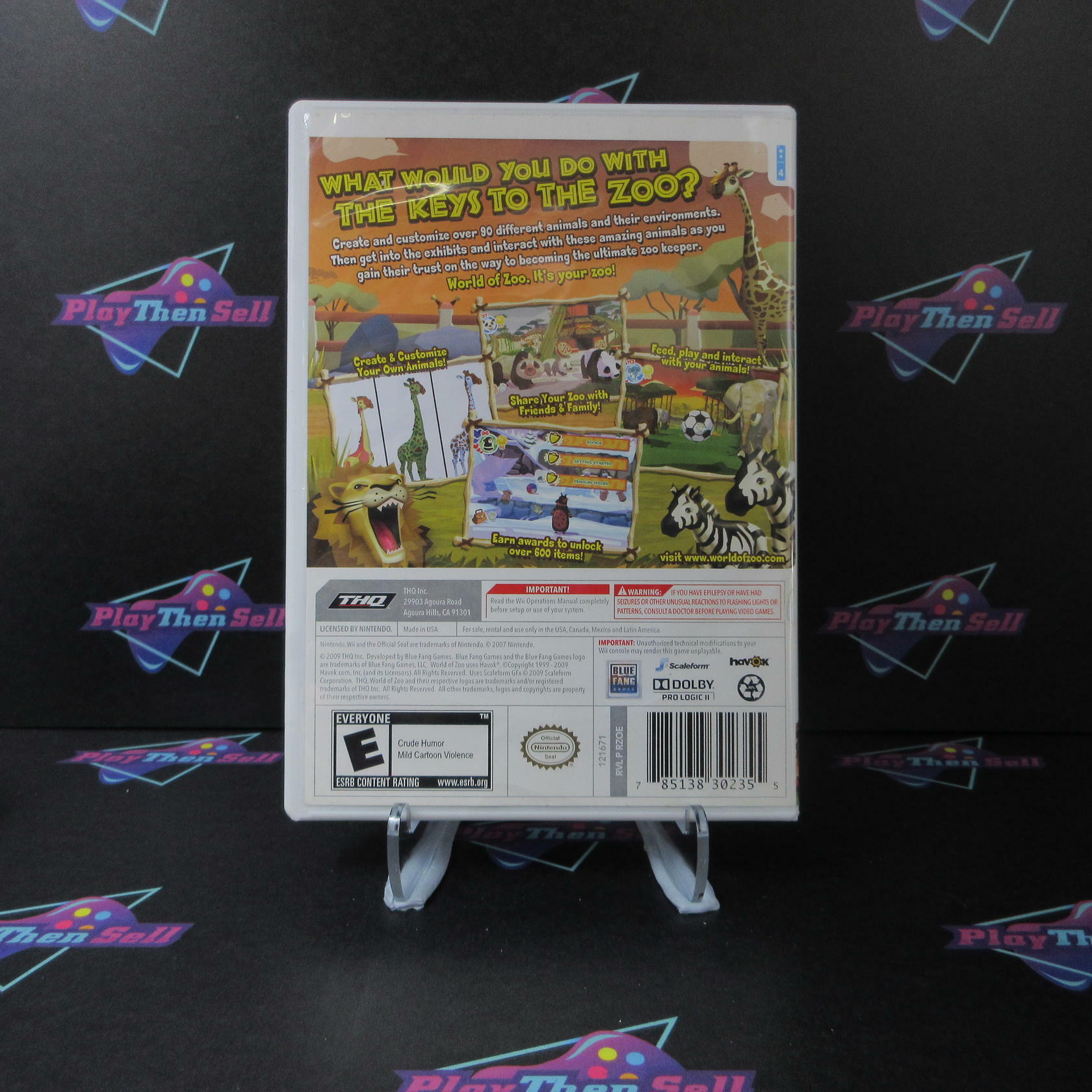 World Of Zoo - Nintendo Wii - Like New