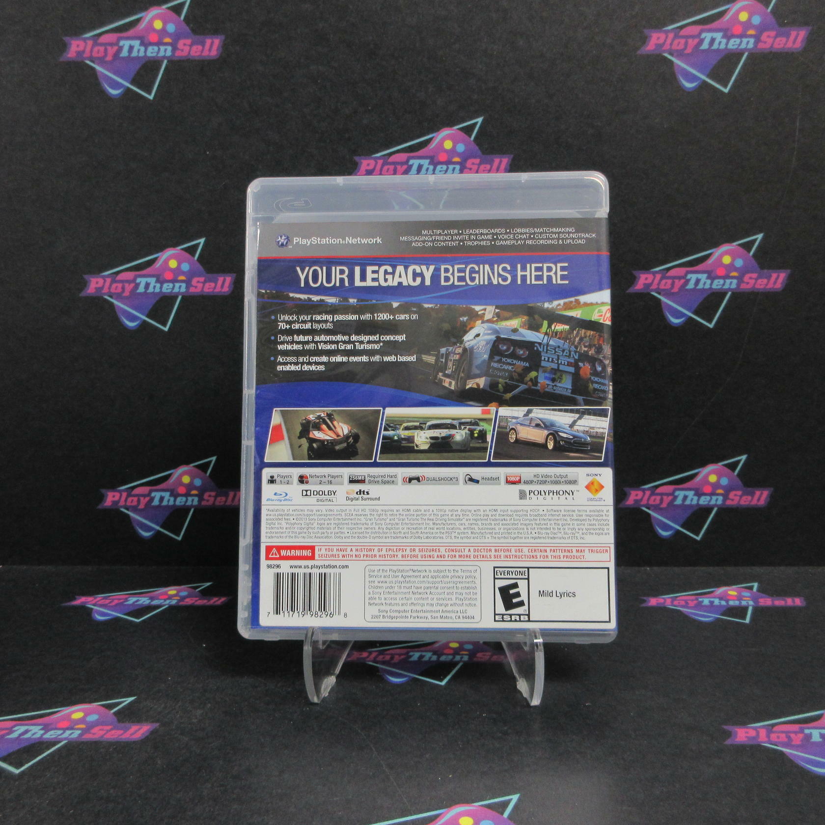 Gran Turismo 6 PS3 PlayStation 3 Complete - Excellent