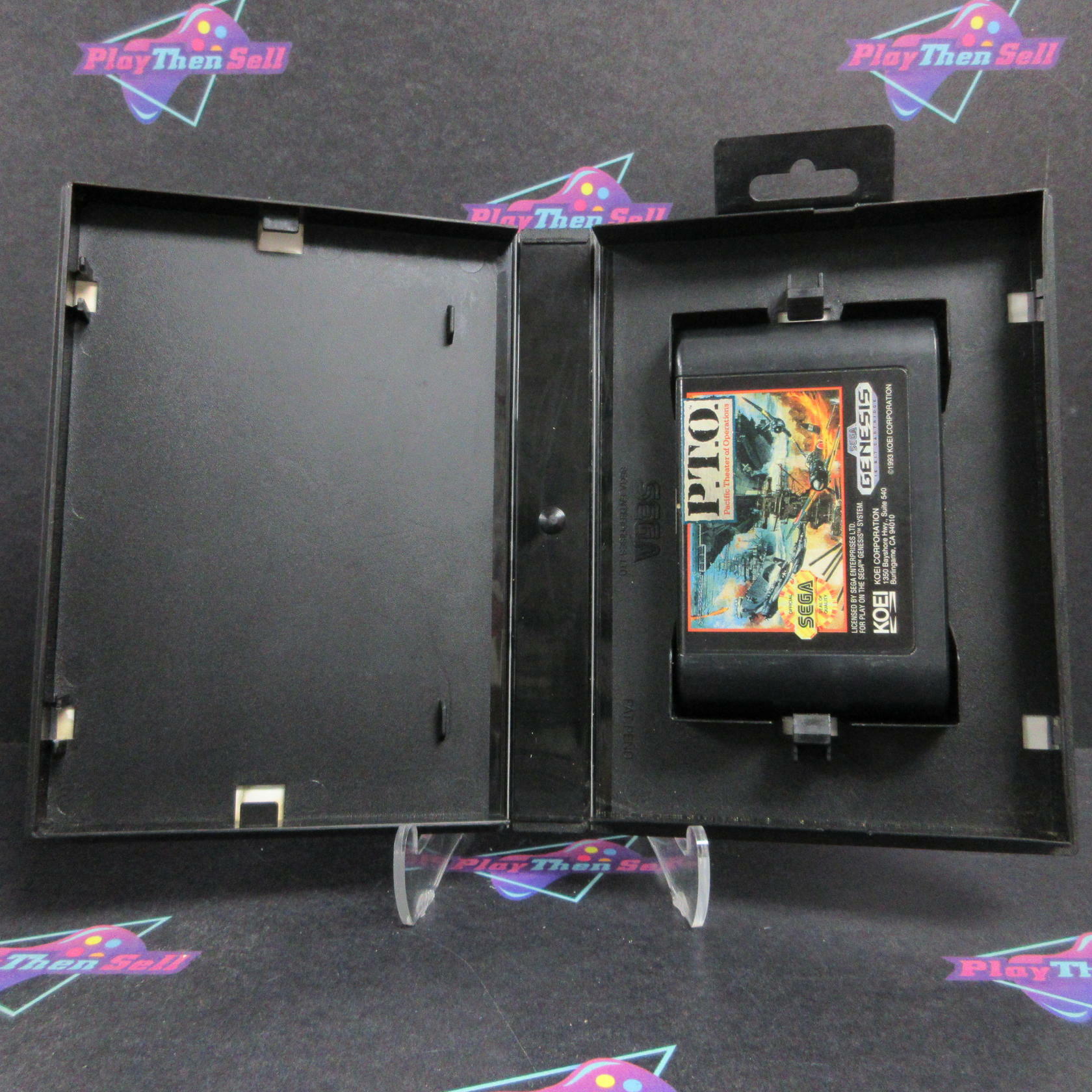 P.T.O. Pacific Theater of Operations Sega Genesis - Very Good